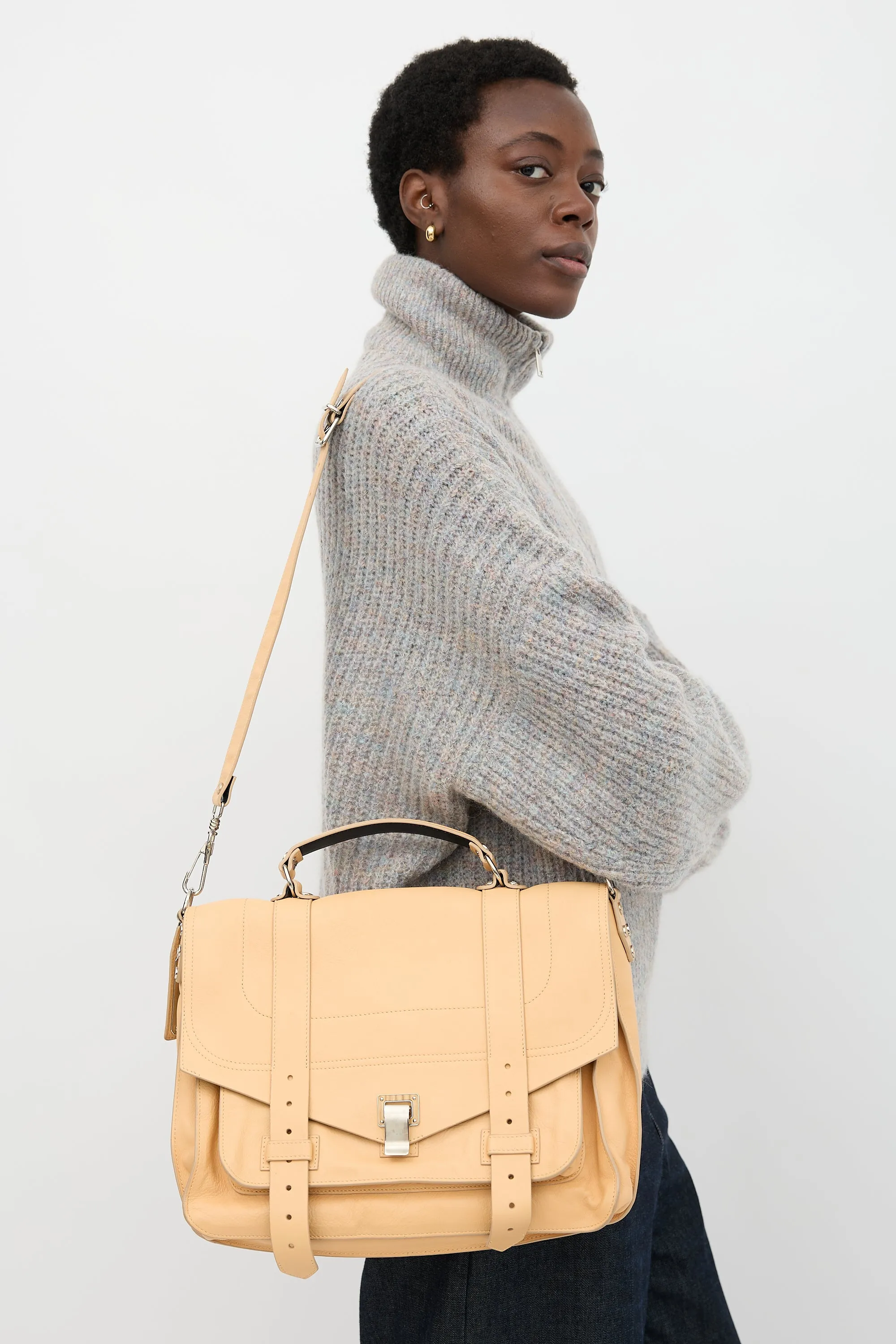 Leather Large PS1 Bag sold by VSP Consignment product image thumbnail 5