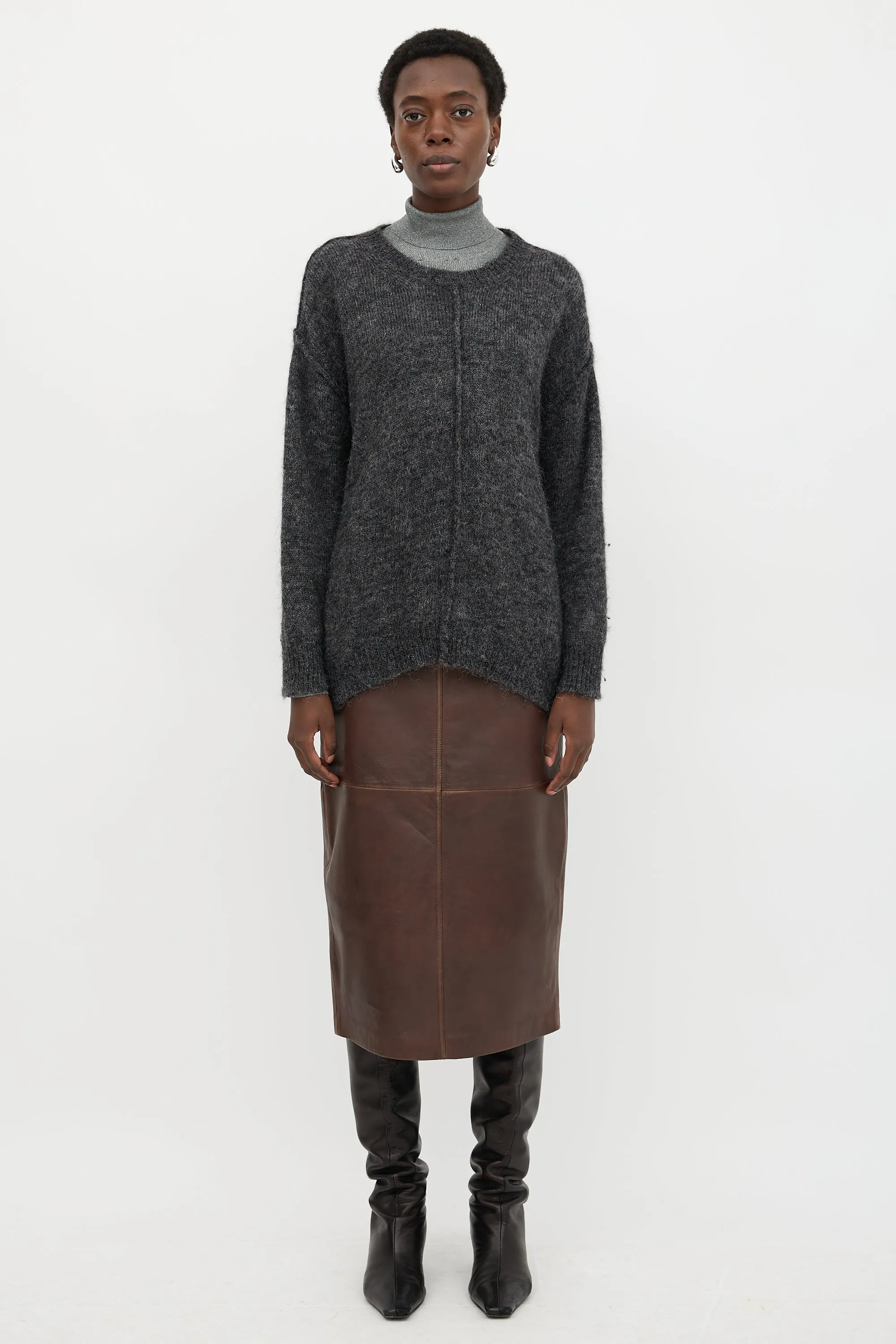 Mohair & Wool Tam Sweater sold by VSP Consignment product image thumbnail 2