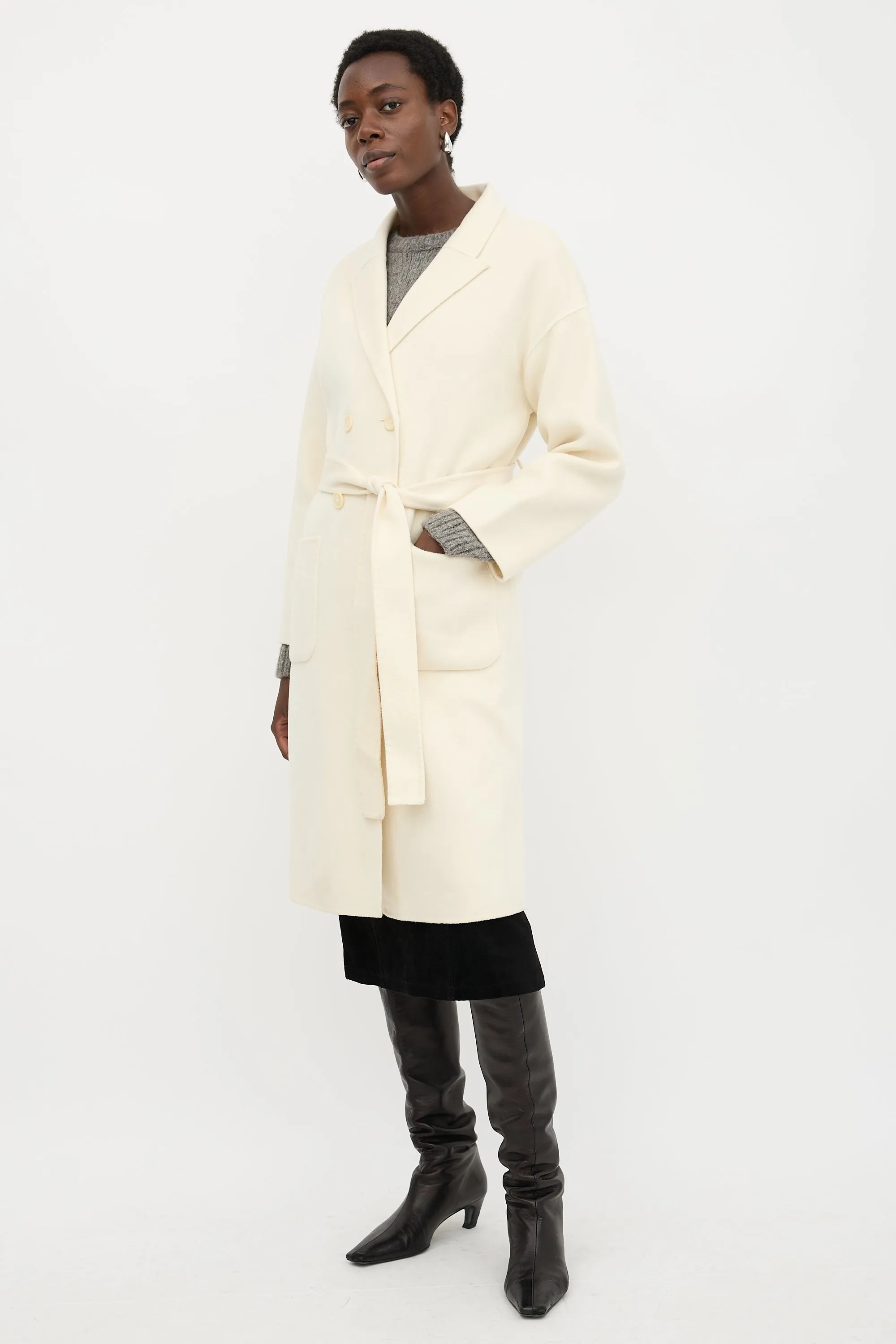 Wool & Cashmere Dylan Coat sold by VSP Consignment product image thumbnail 4