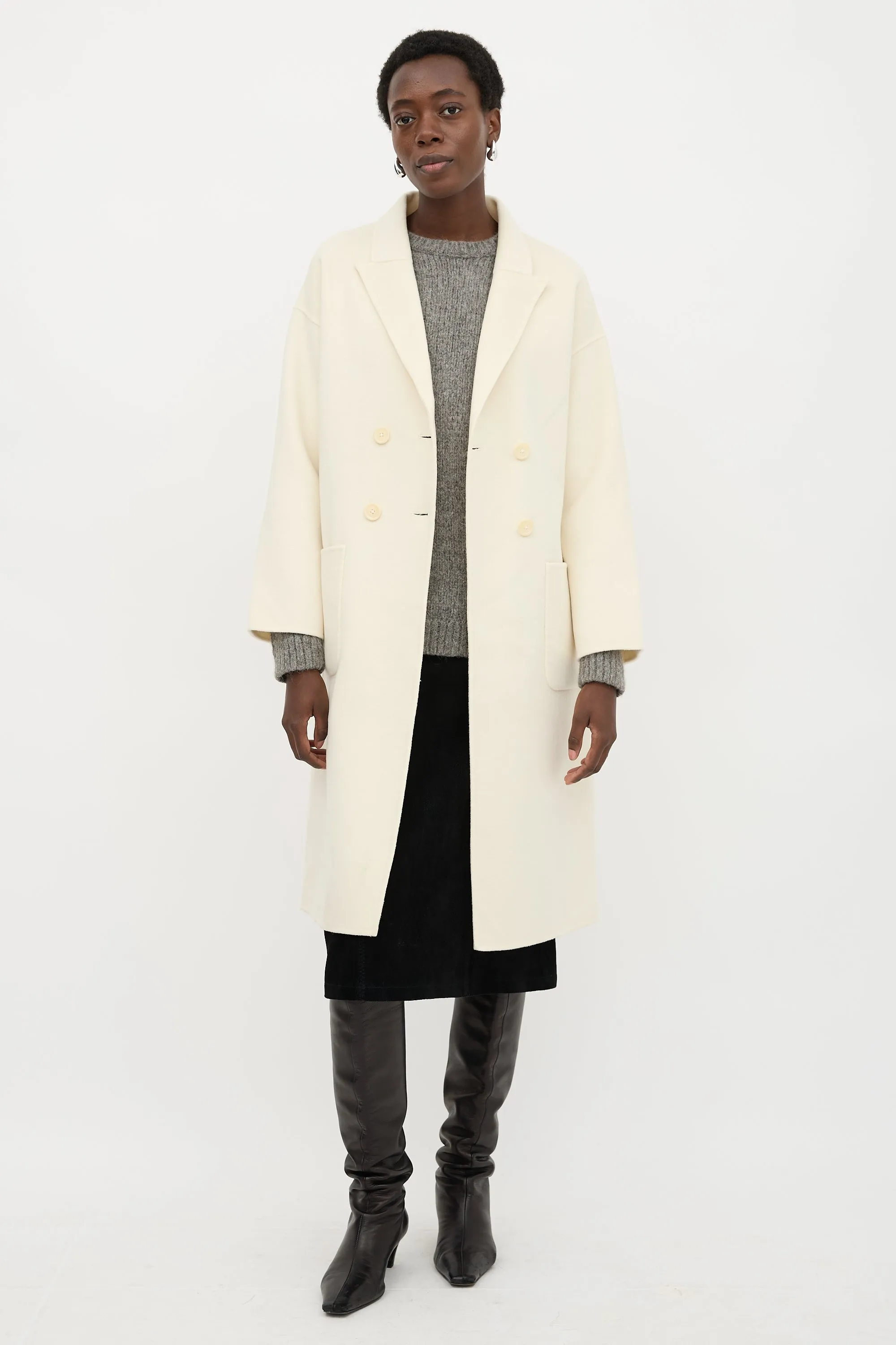 Wool & Cashmere Dylan Coat sold by VSP Consignment product image thumbnail 3