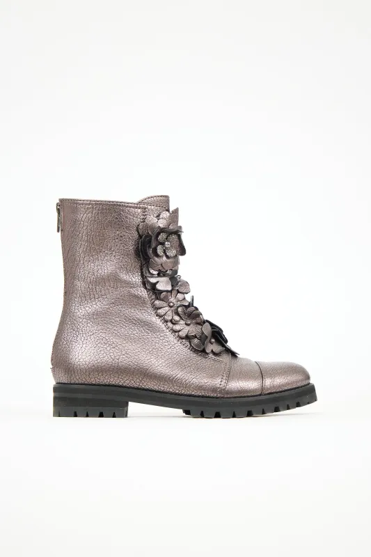 Leather Havana Boot made by Jimmy Choo