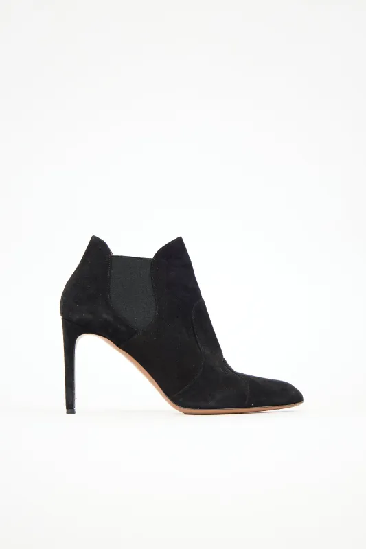 Suede Heeled Boot sold by VSP Consignment