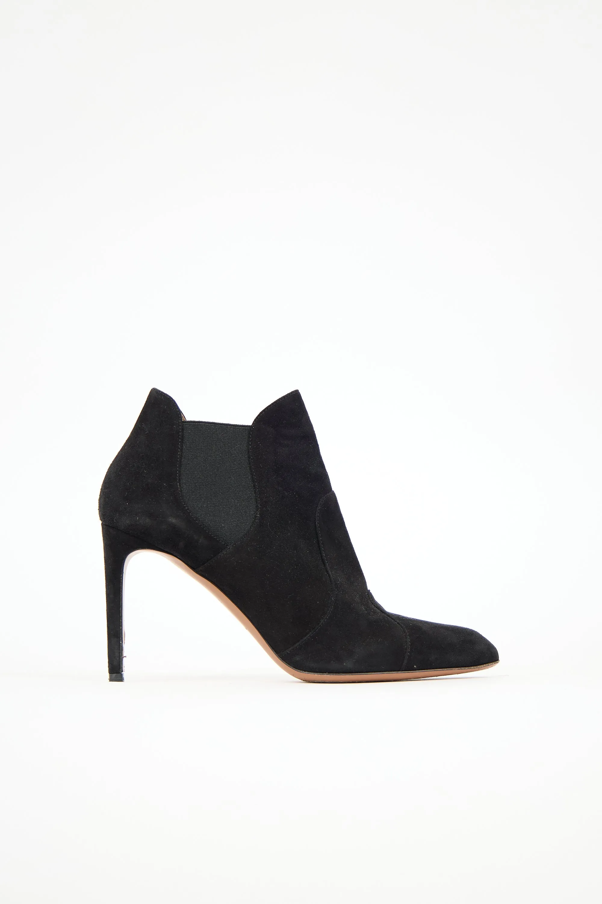 Suede Heeled Boot sold by VSP Consignment