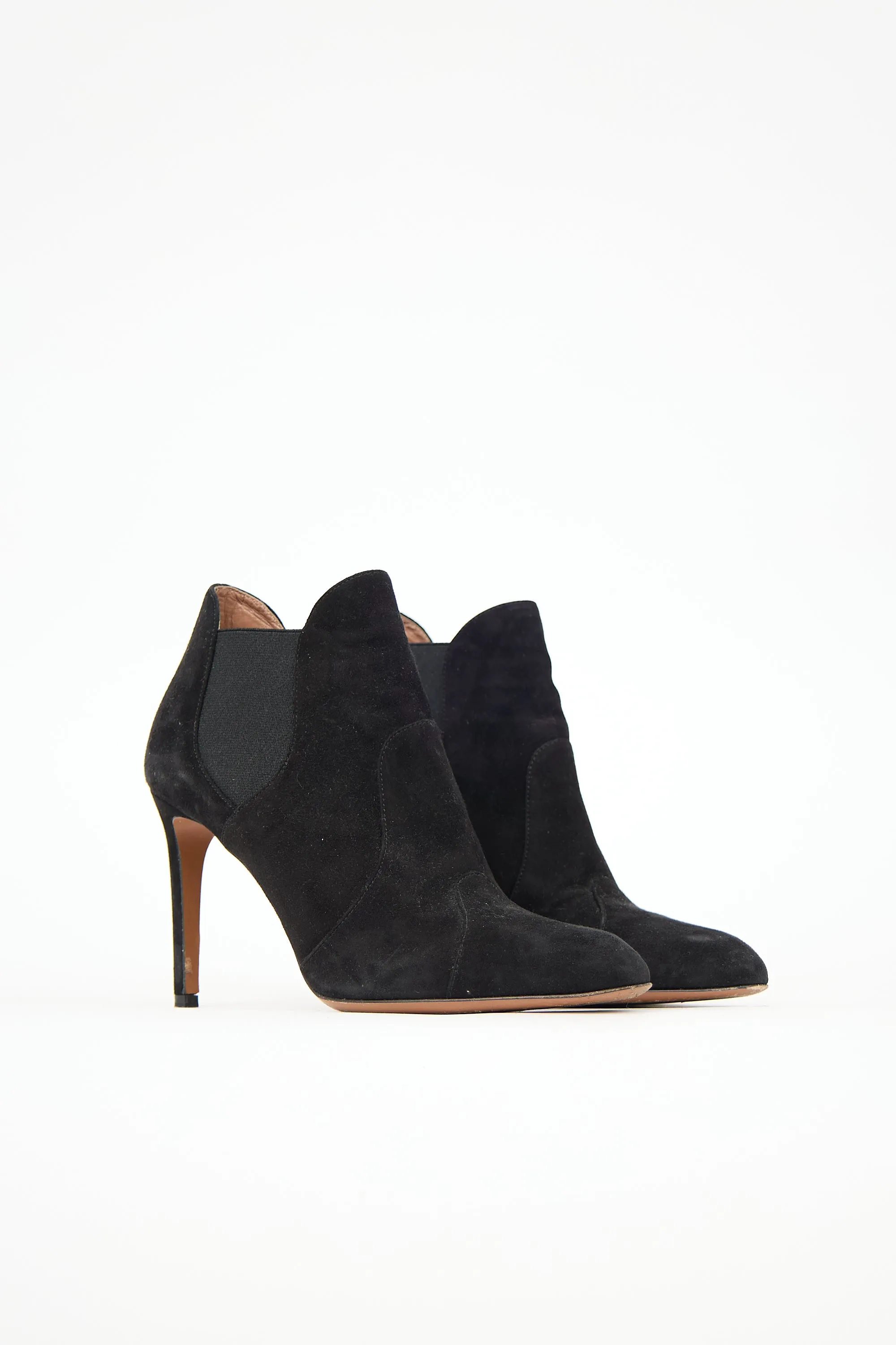 Suede Heeled Boot sold by VSP Consignment product image thumbnail 2