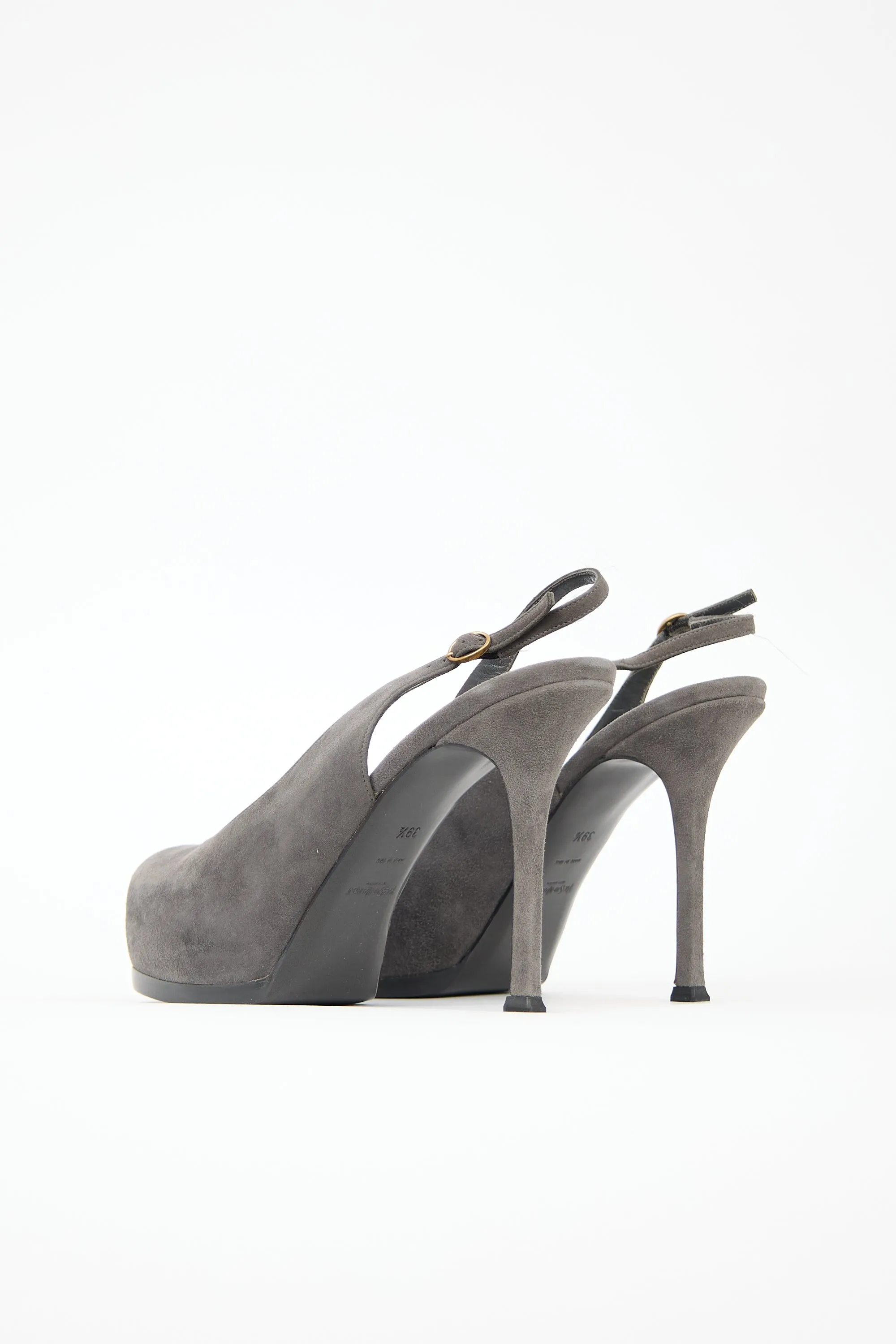 Suede Tribtoo Pump sold by VSP Consignment product image thumbnail 4