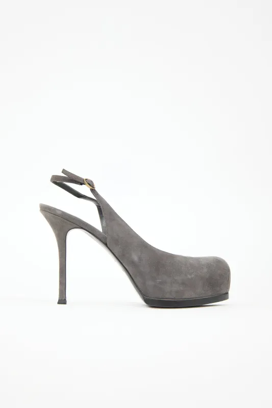Suede Tribtoo Pump sold by VSP Consignment