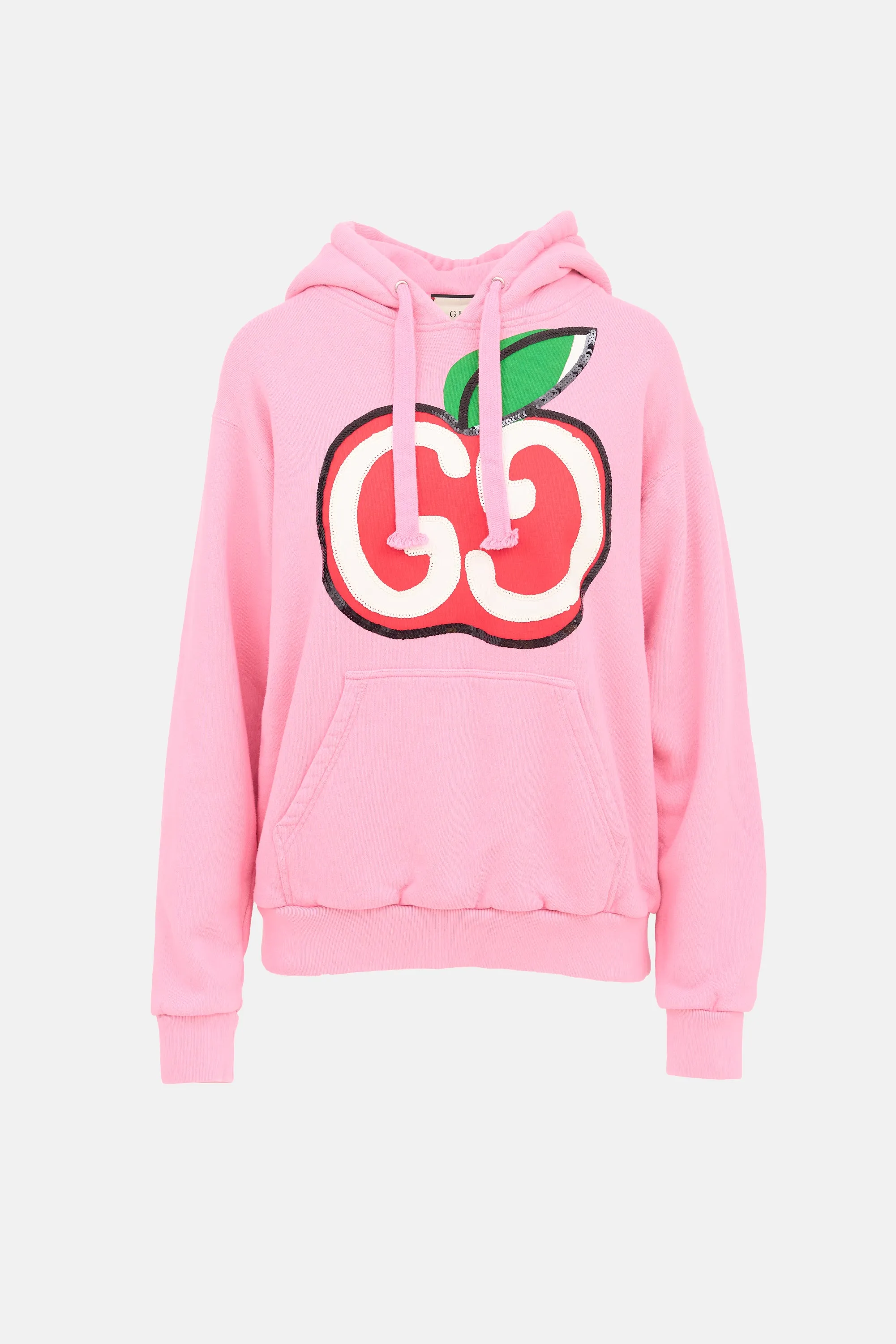Sequin GG Apple Hoodie sold by VSP Consignment
