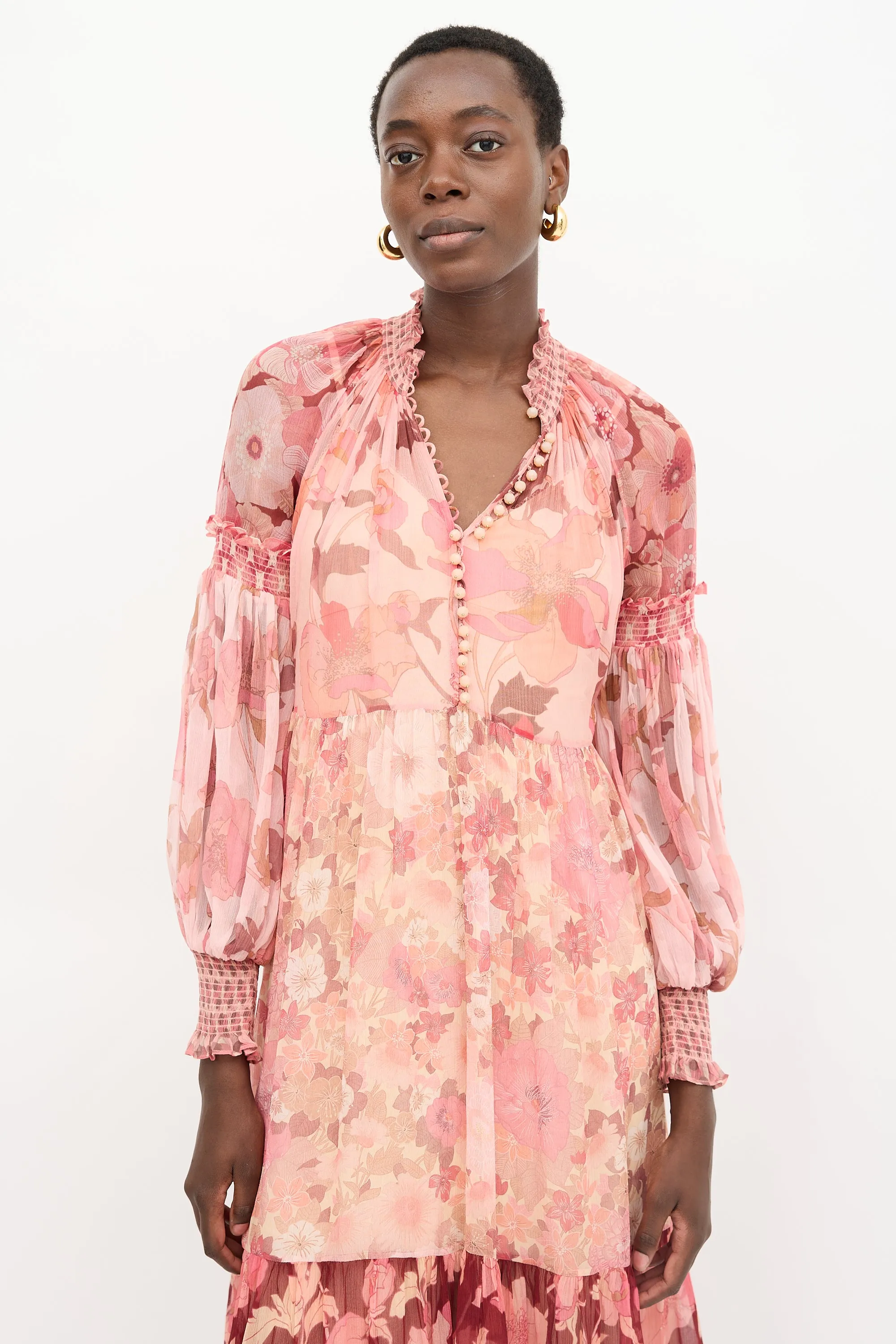 Silk Concert Spliced Dress sold by VSP Consignment product image thumbnail 2