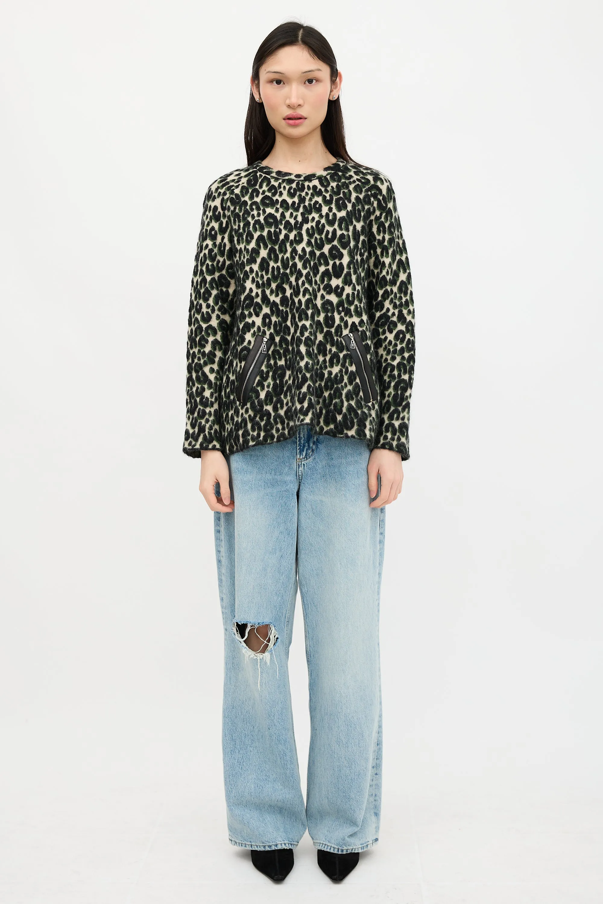 Mohair Patterned Sweater sold by VSP Consignment product image thumbnail 2