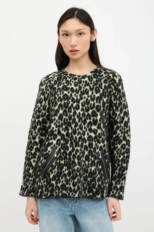 Mohair Patterned Sweater made by Louis Vuitton