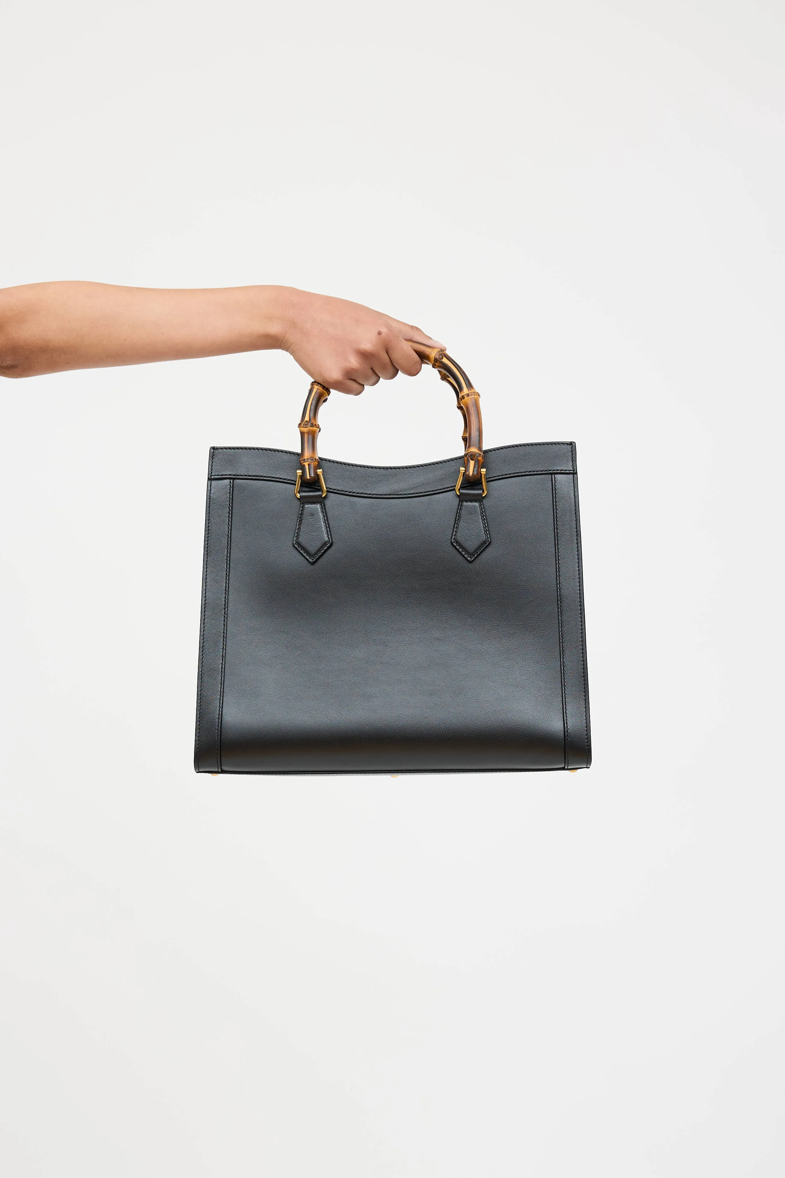 Leather Diana Tote Bag sold by VSP Consignment product image thumbnail 3