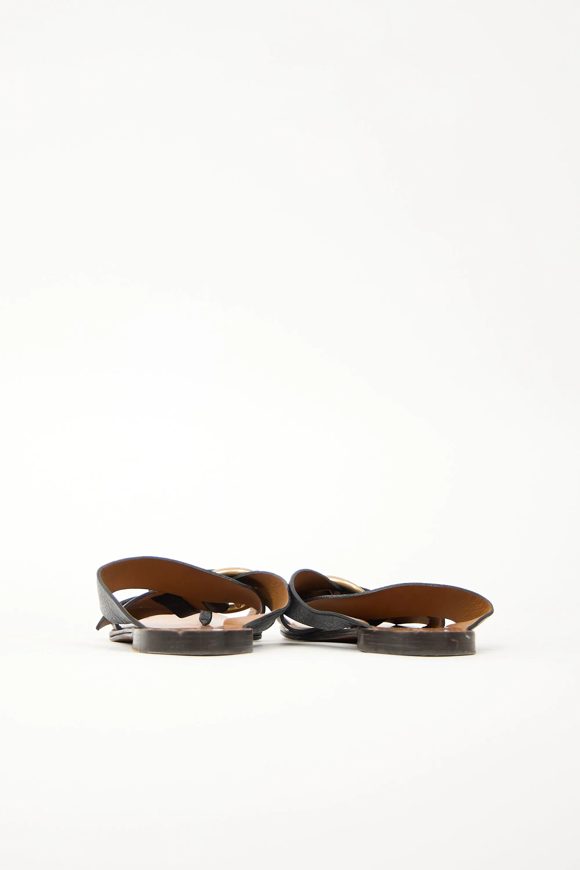 Leather Nils Buckle Sandal sold by VSP Consignment product image thumbnail 4