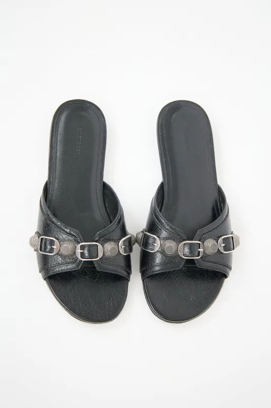 Leather Cagole Arena Slide sold by VSP Consignment