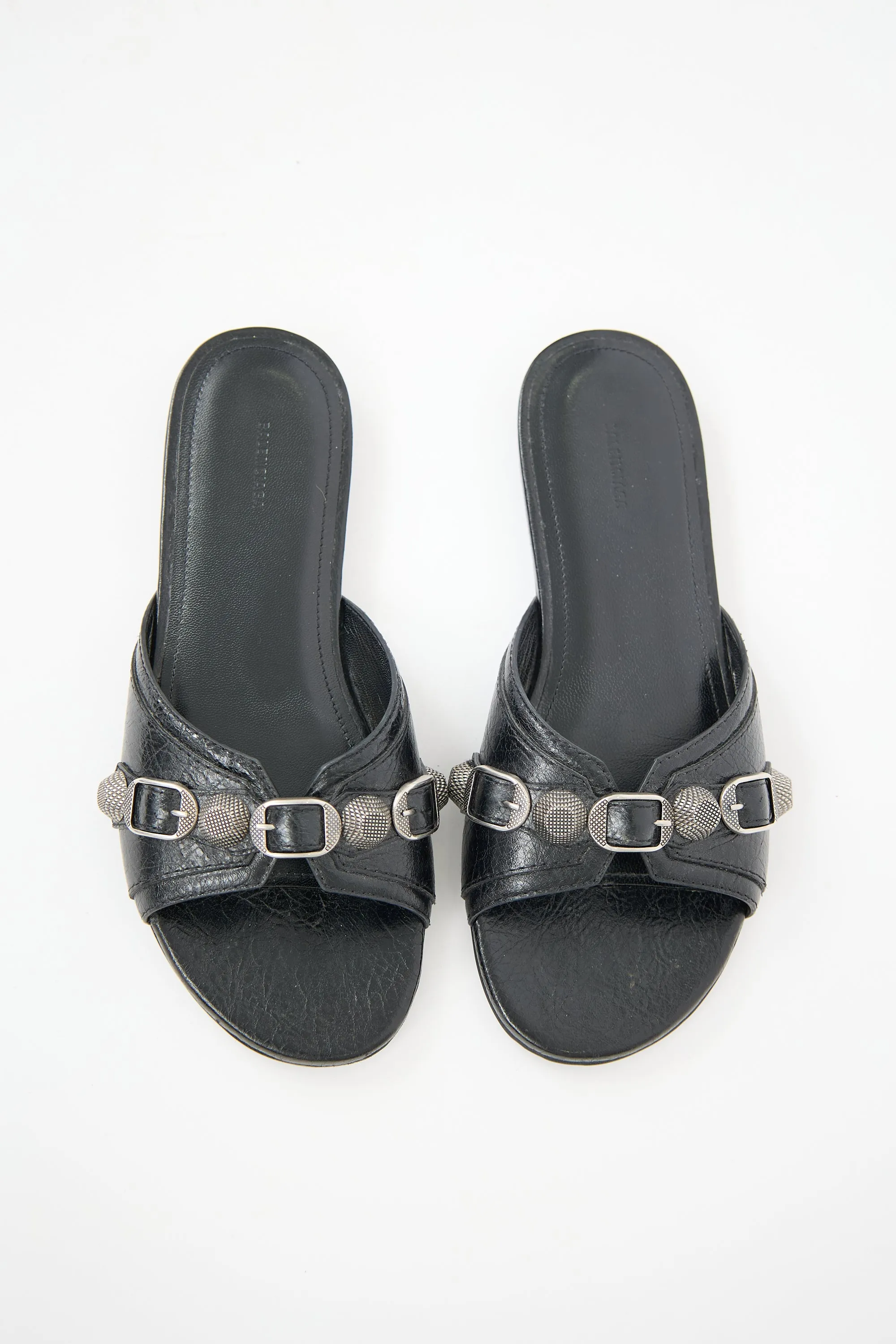 Leather Cagole Arena Slide sold by VSP Consignment
