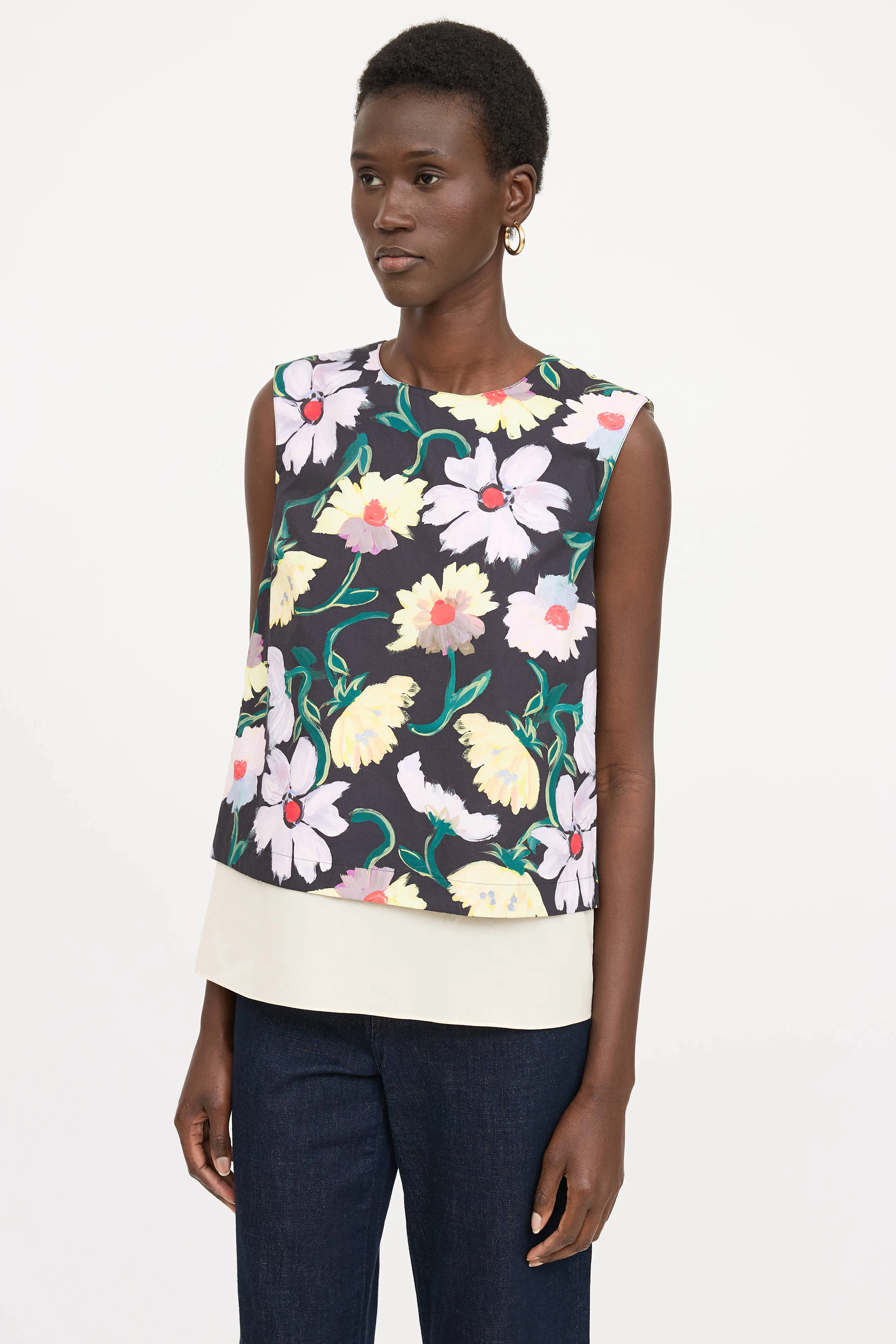 Floral Sleeveless Top sold by VSP Consignment product image thumbnail 3