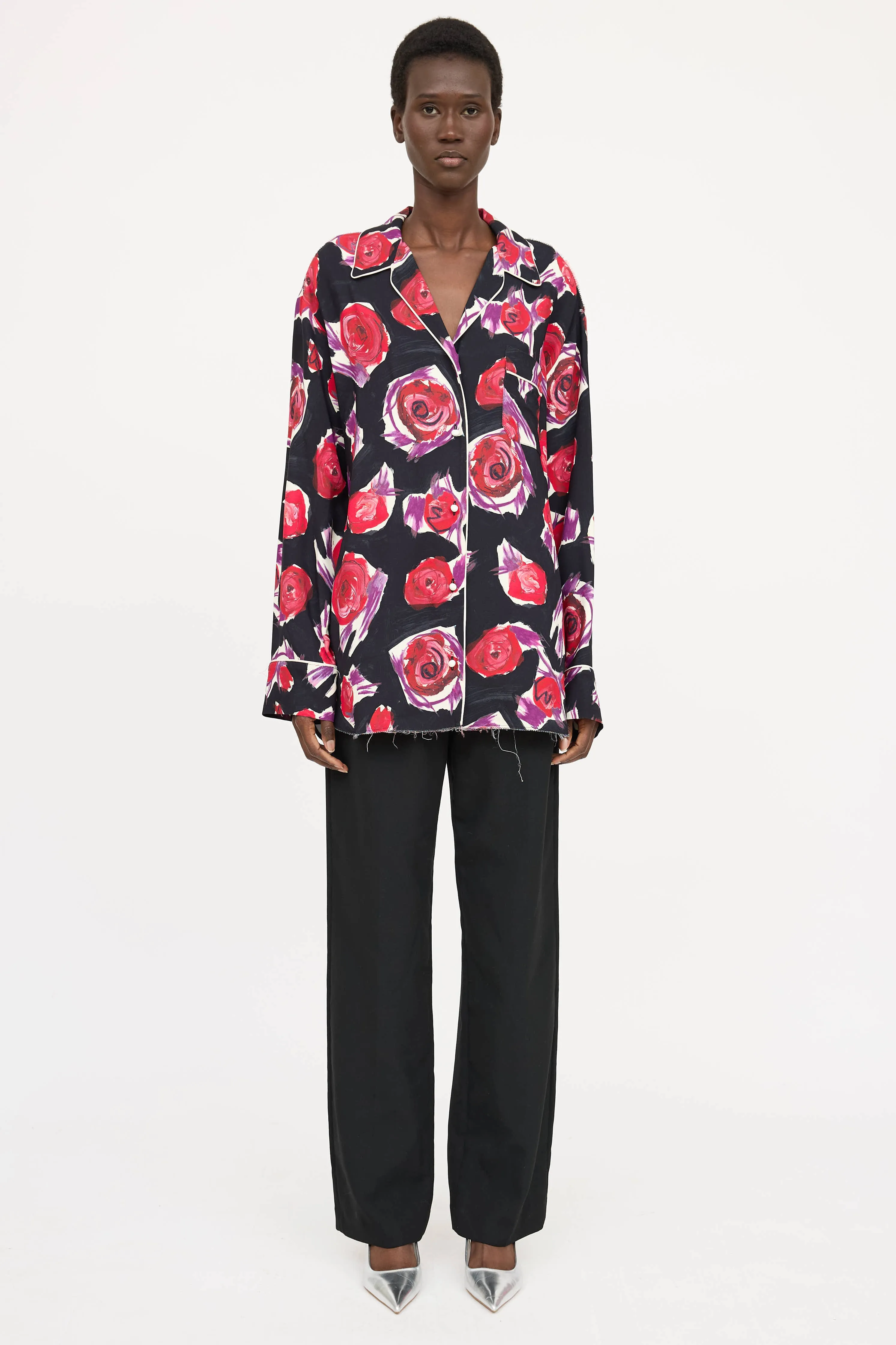 Floral Button Up Top sold by VSP Consignment product image thumbnail 2