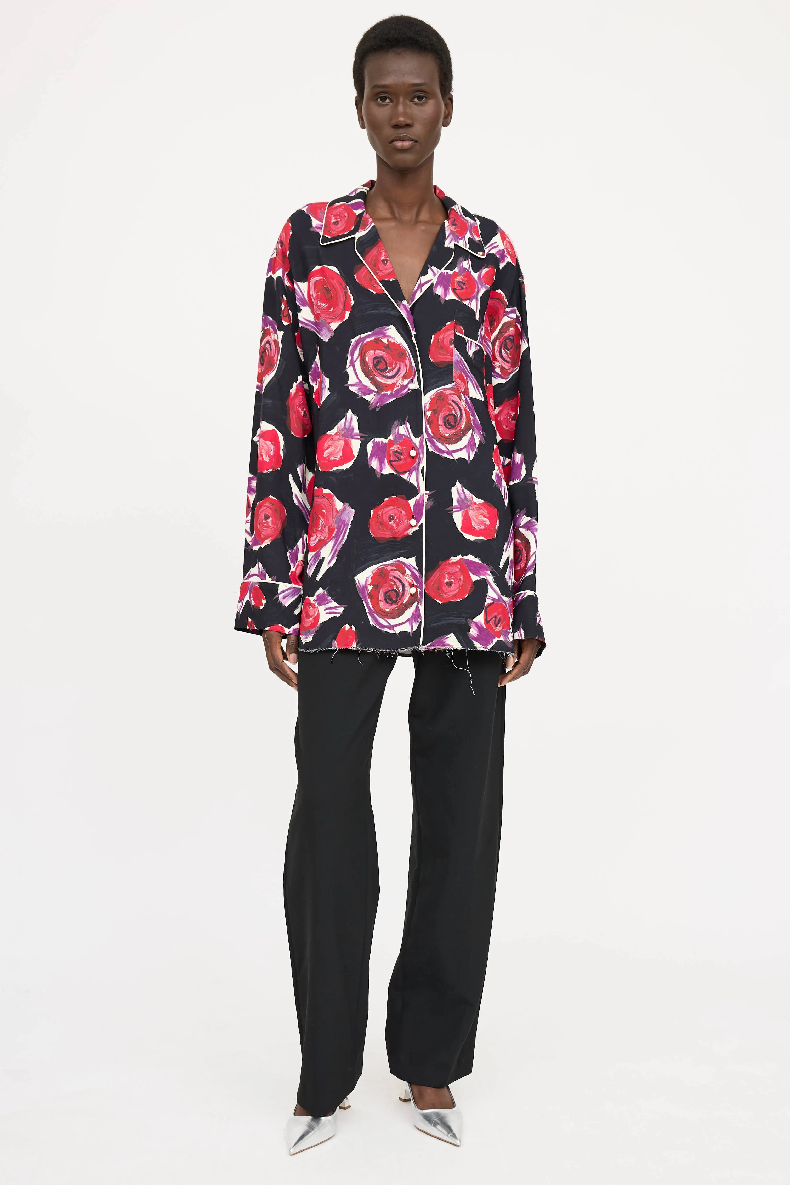 Floral Button Up Top sold by VSP Consignment product image thumbnail 5