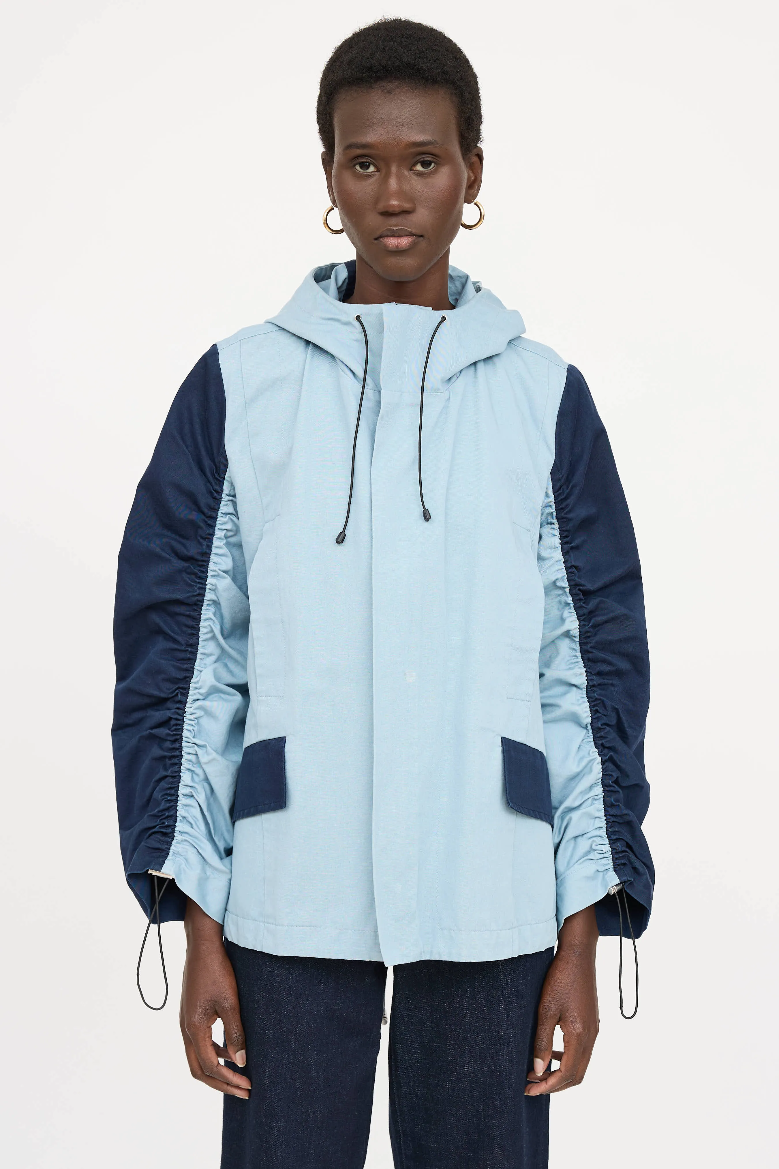 2-Tone Cinched Sleeve Jacket sold by VSP Consignment