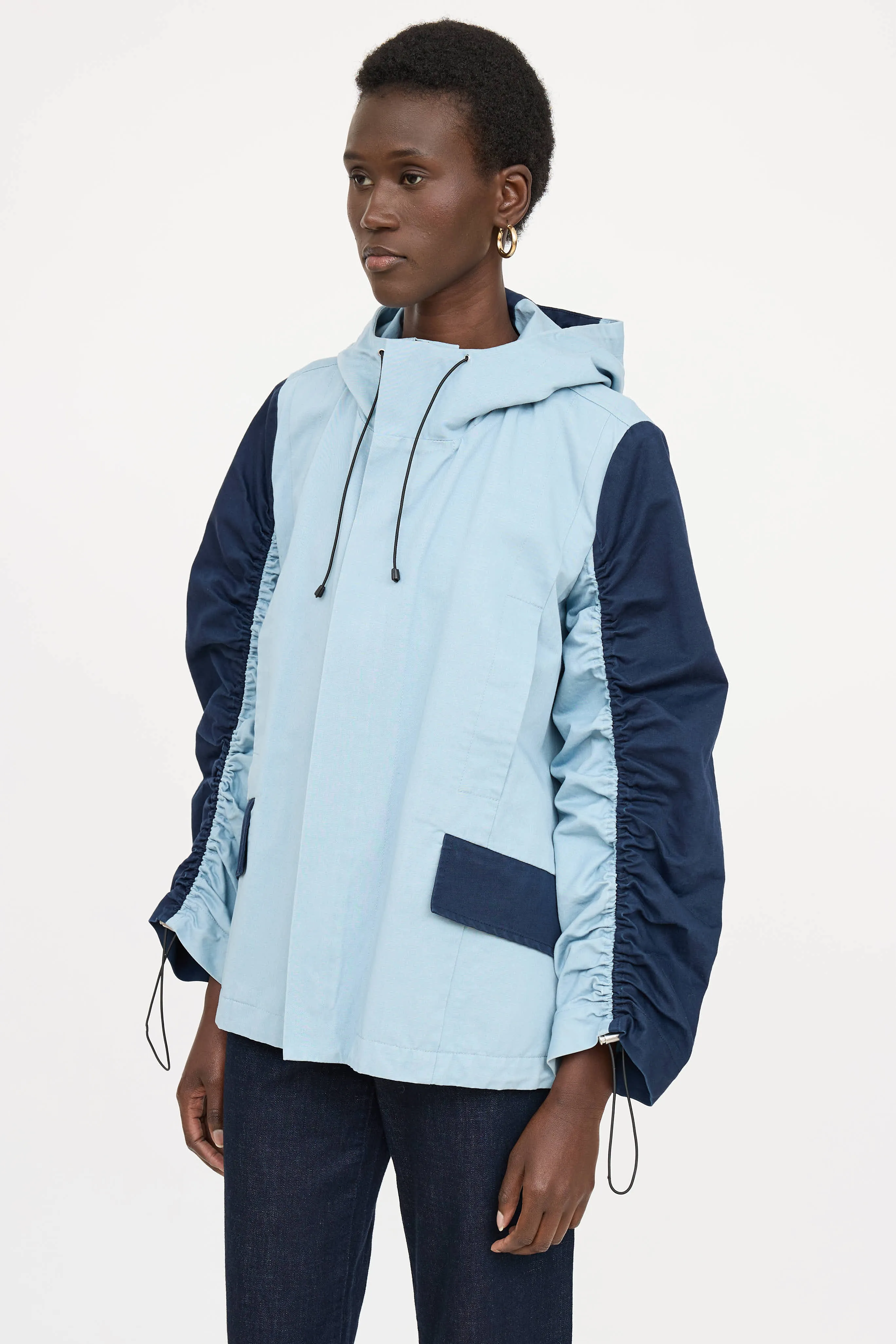 2-Tone Cinched Sleeve Jacket sold by VSP Consignment product image thumbnail 3