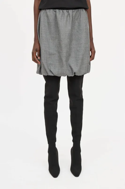 Wool Evans Bubble Skirt made by Birgitte Herskind