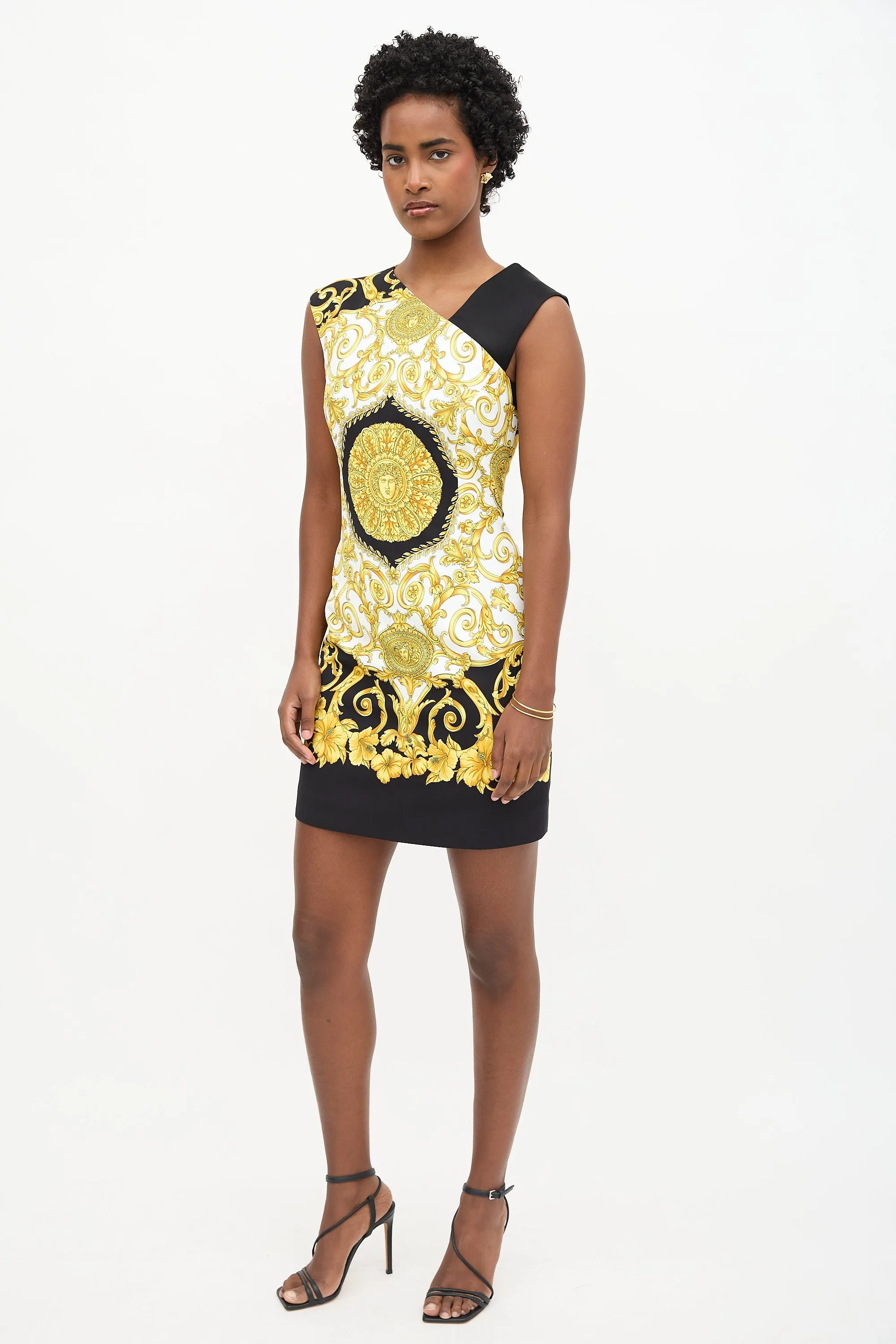 Baroque Printed Dress sold by VSP Consignment product image thumbnail 3