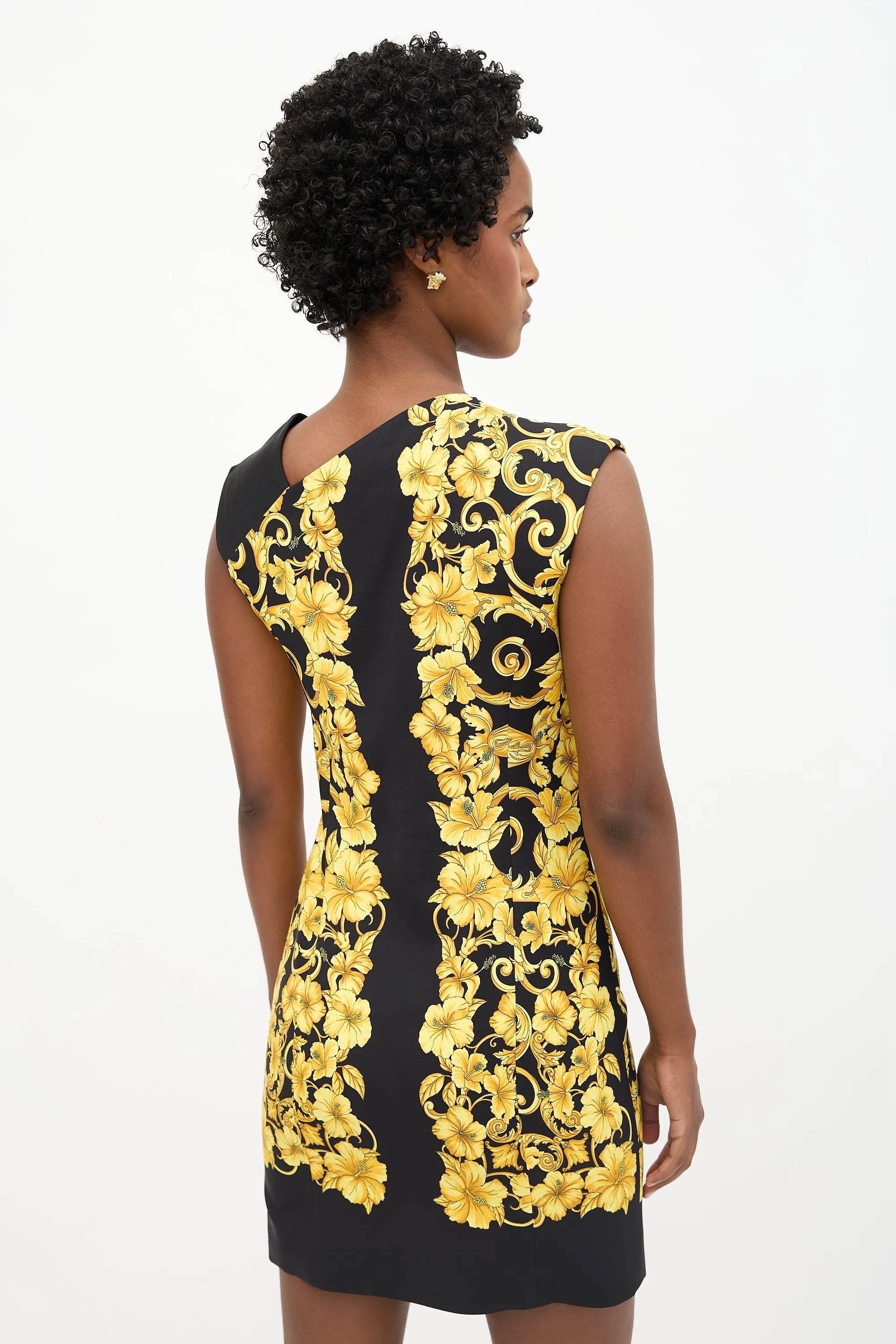 Baroque Printed Dress sold by VSP Consignment product image thumbnail 4