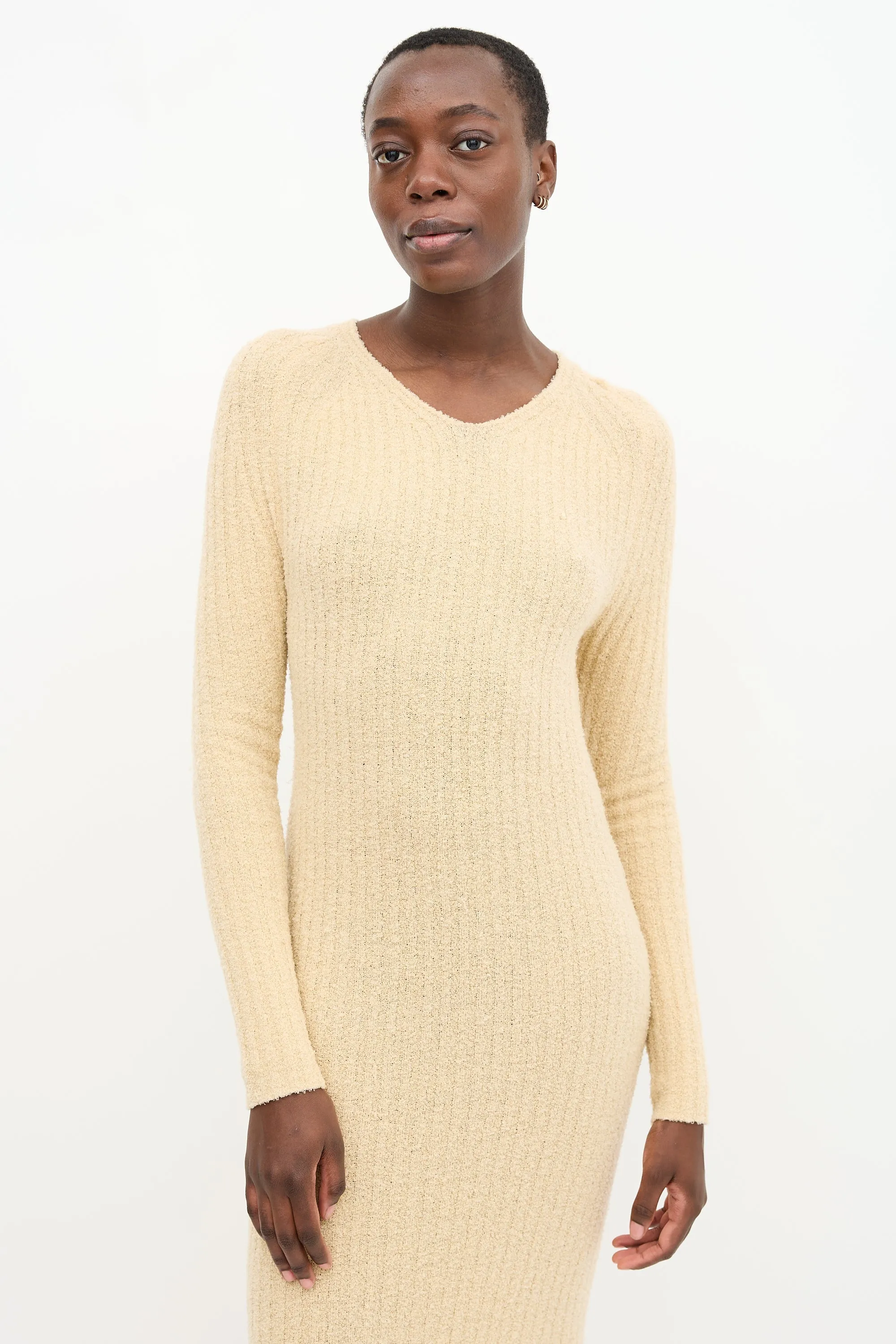 Boucle Ribbed Dress sold by VSP Consignment product image thumbnail 2