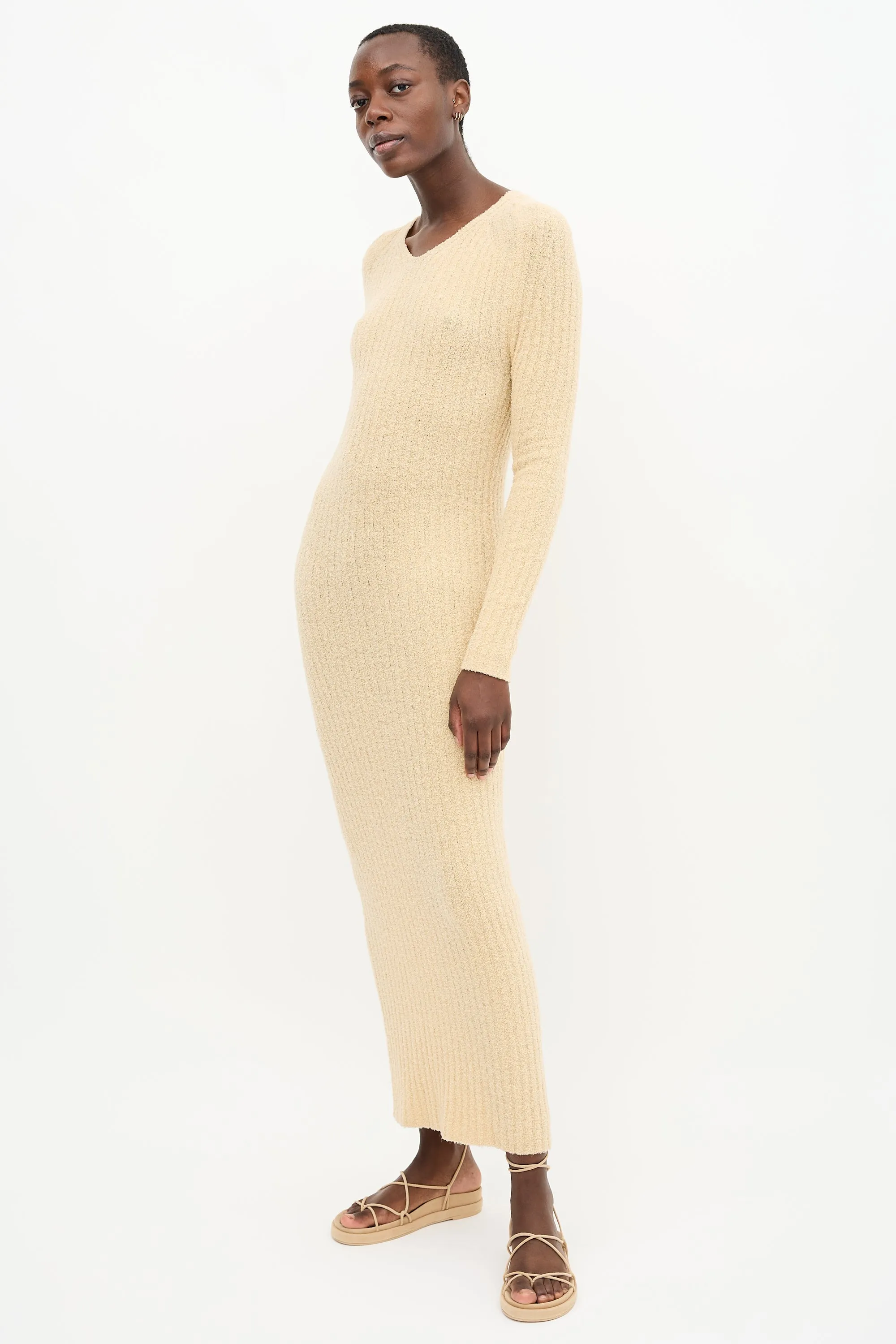 Boucle Ribbed Dress sold by VSP Consignment product image thumbnail 4