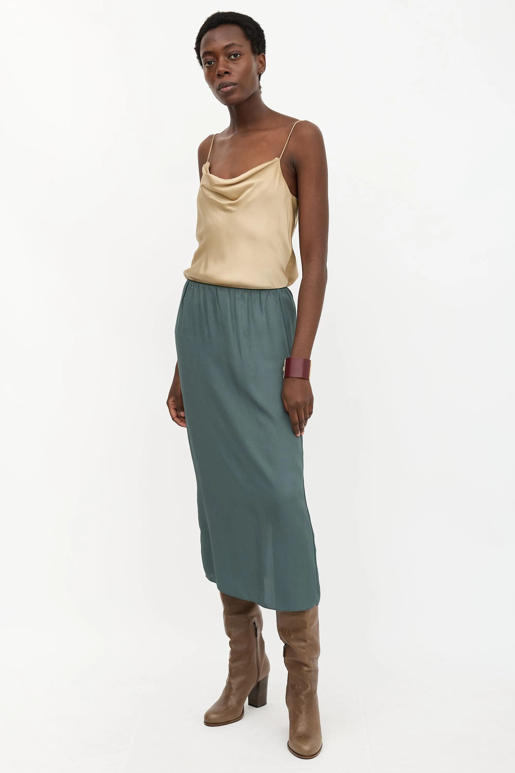 Slip Midi Skirt sold by VSP Consignment product image thumbnail 2