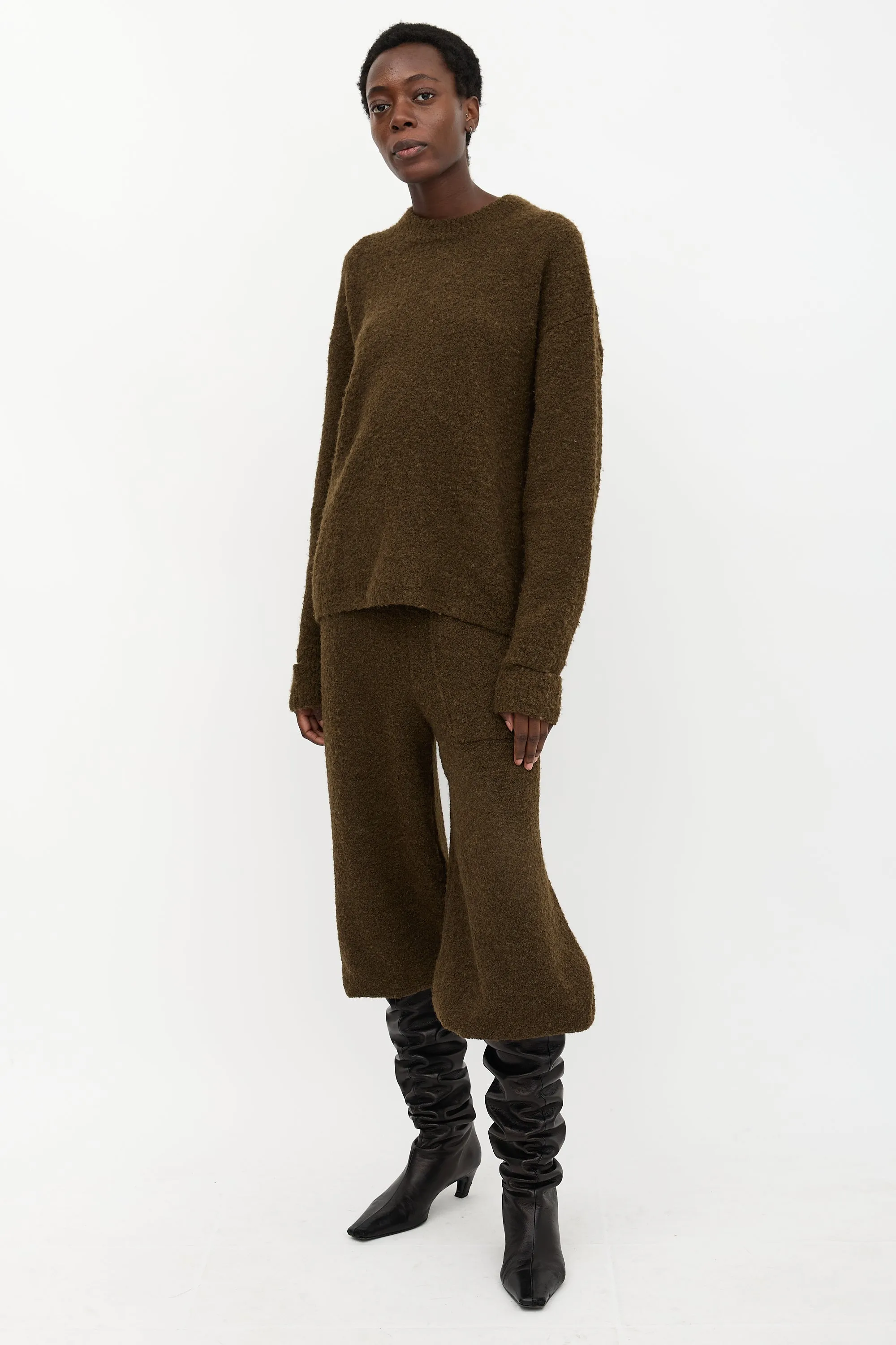 Boucle Knit Balloon Pant sold by VSP Consignment product image thumbnail 2