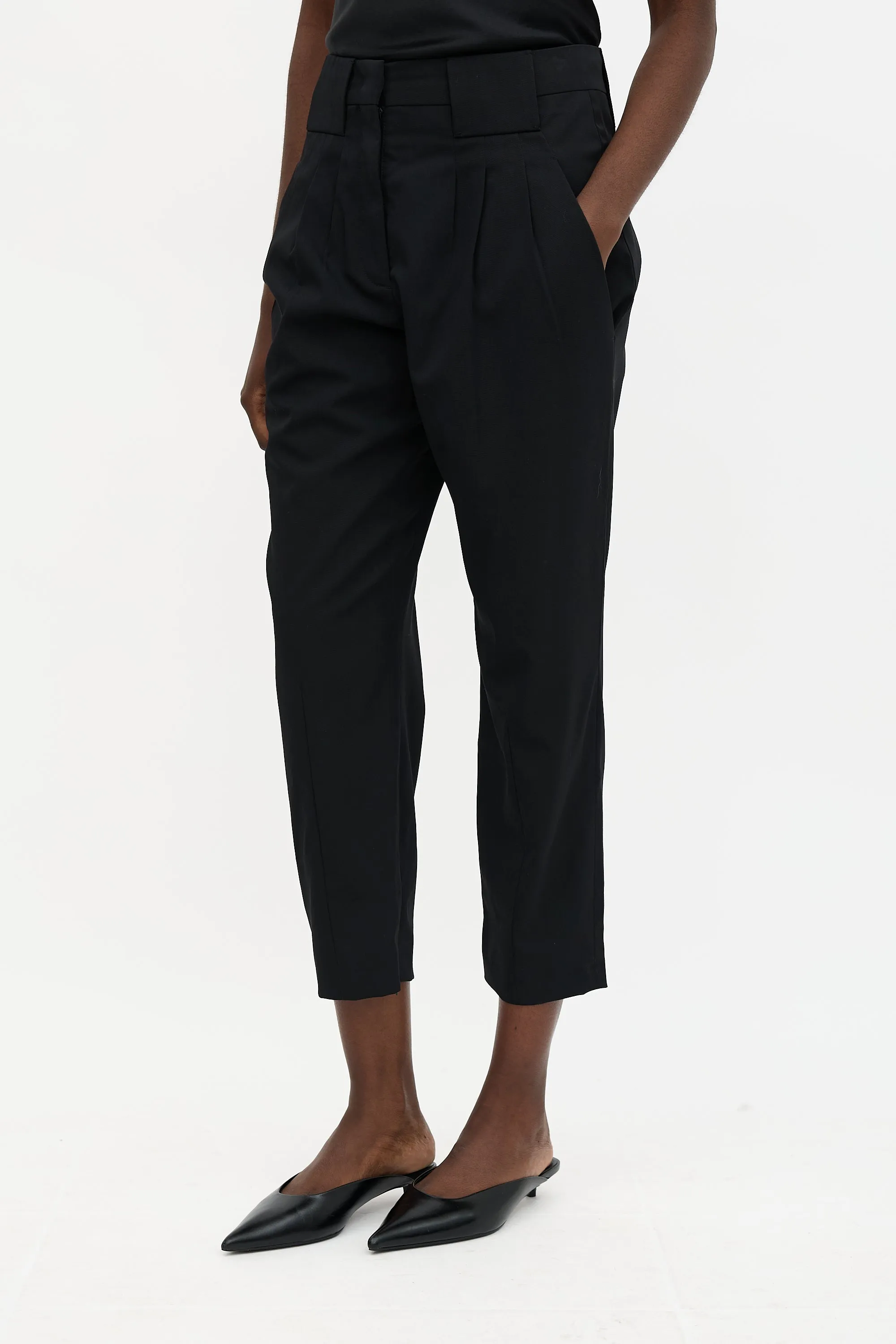 2009 Wool Tapered Leg Trouser sold by VSP Consignment product image thumbnail 2