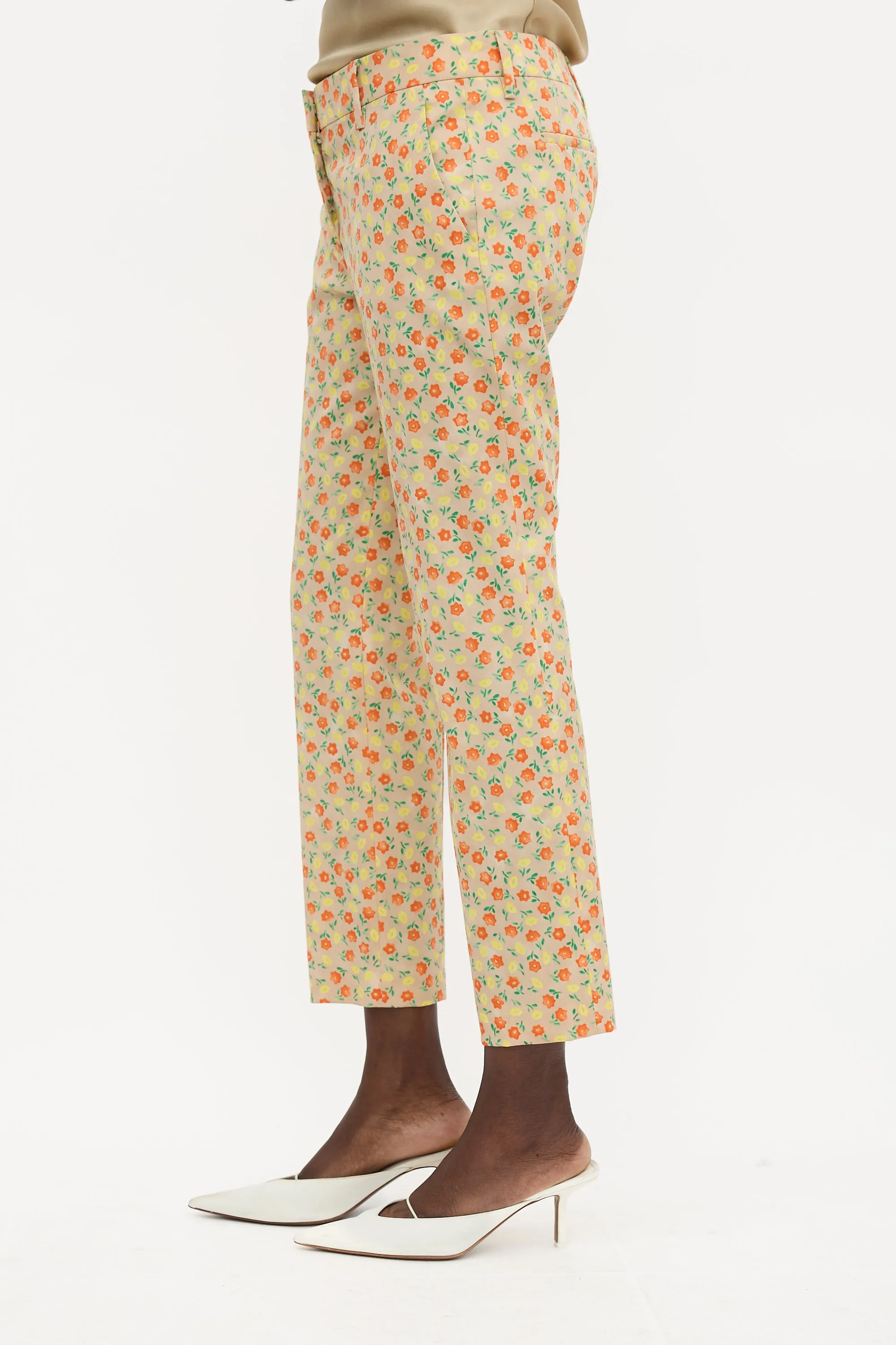 2016 Wool Floral Trouser sold by VSP Consignment product image thumbnail 3