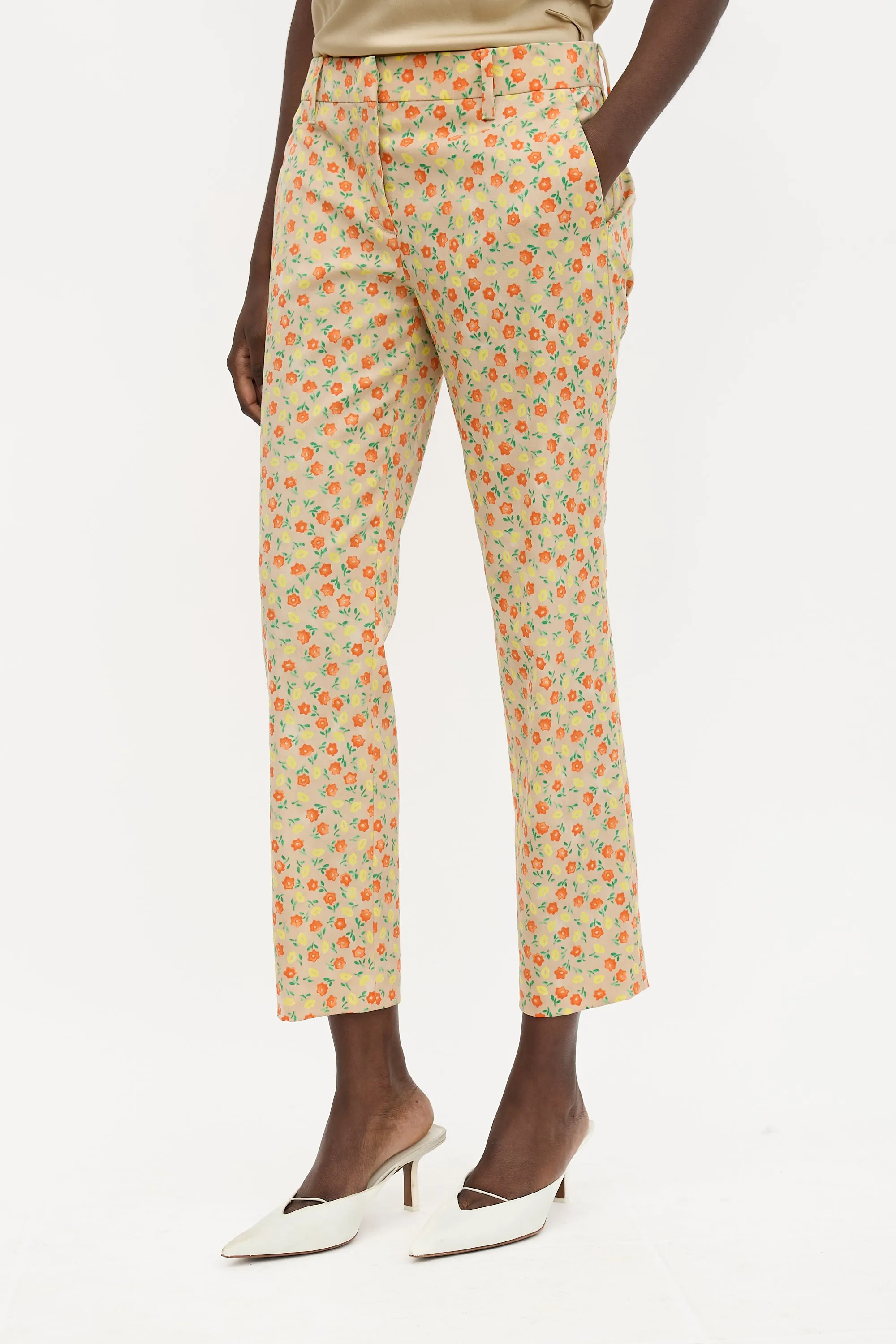 2016 Wool Floral Trouser sold by VSP Consignment product image thumbnail 2