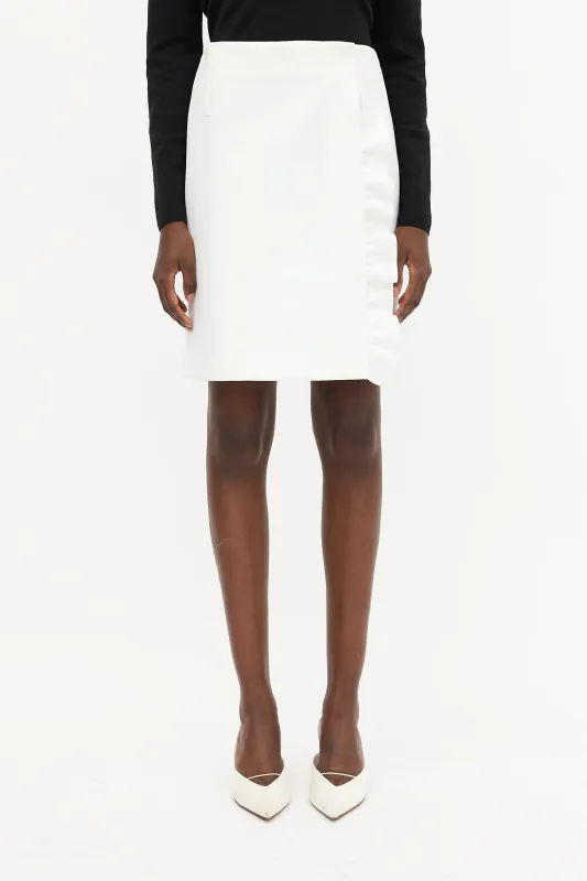 Cruise 2019 Ruffle Wrap Skirt sold by VSP Consignment