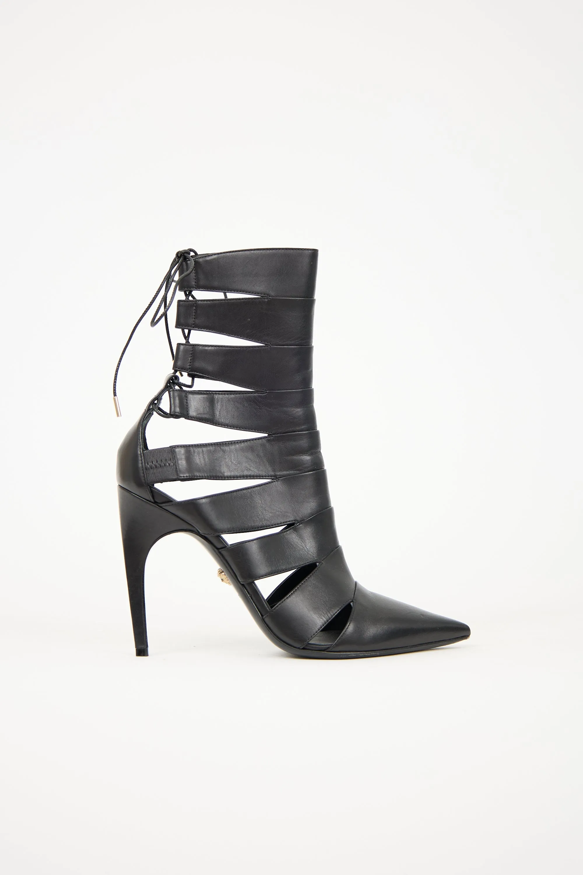 Leather Cage Heel sold by VSP Consignment