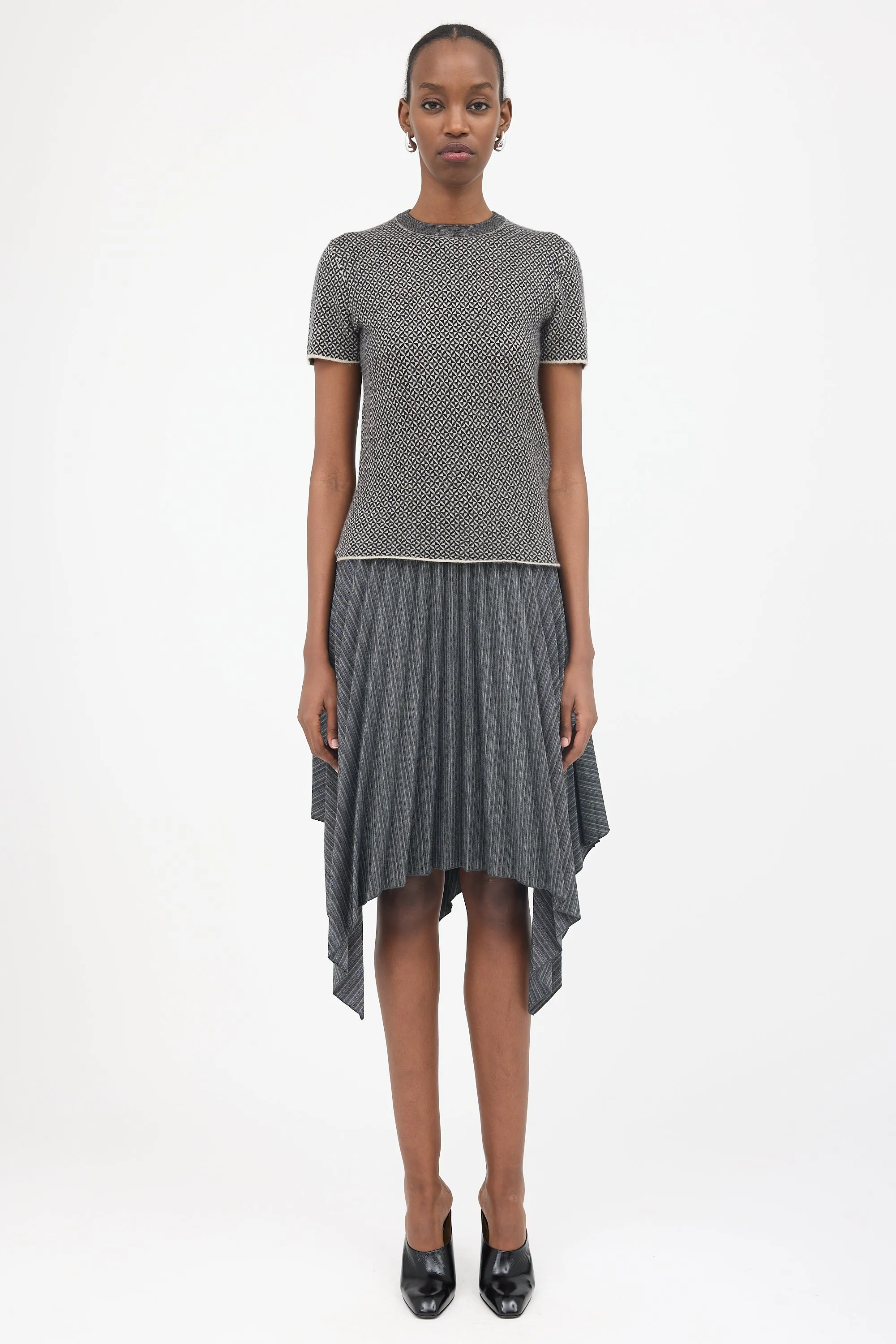 Cashmere Geometric Intarsia Top sold by VSP Consignment product image thumbnail 2