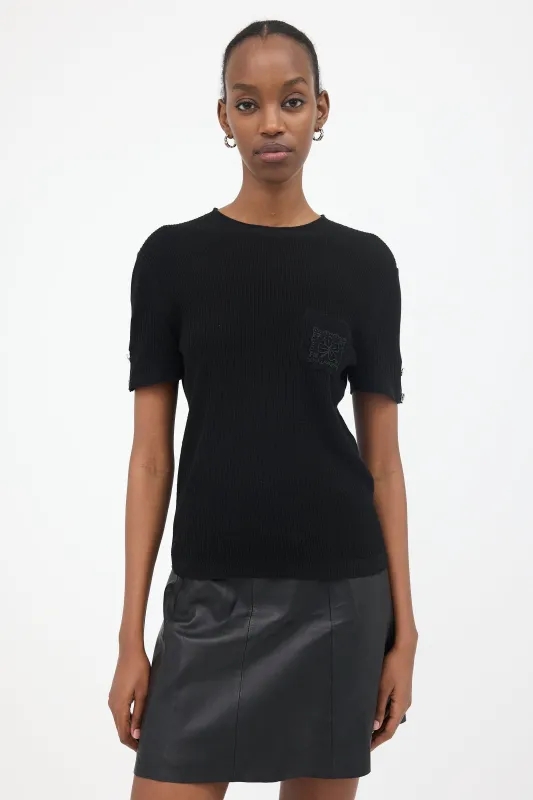 Ribbed CC Clover Top sold by VSP Consignment