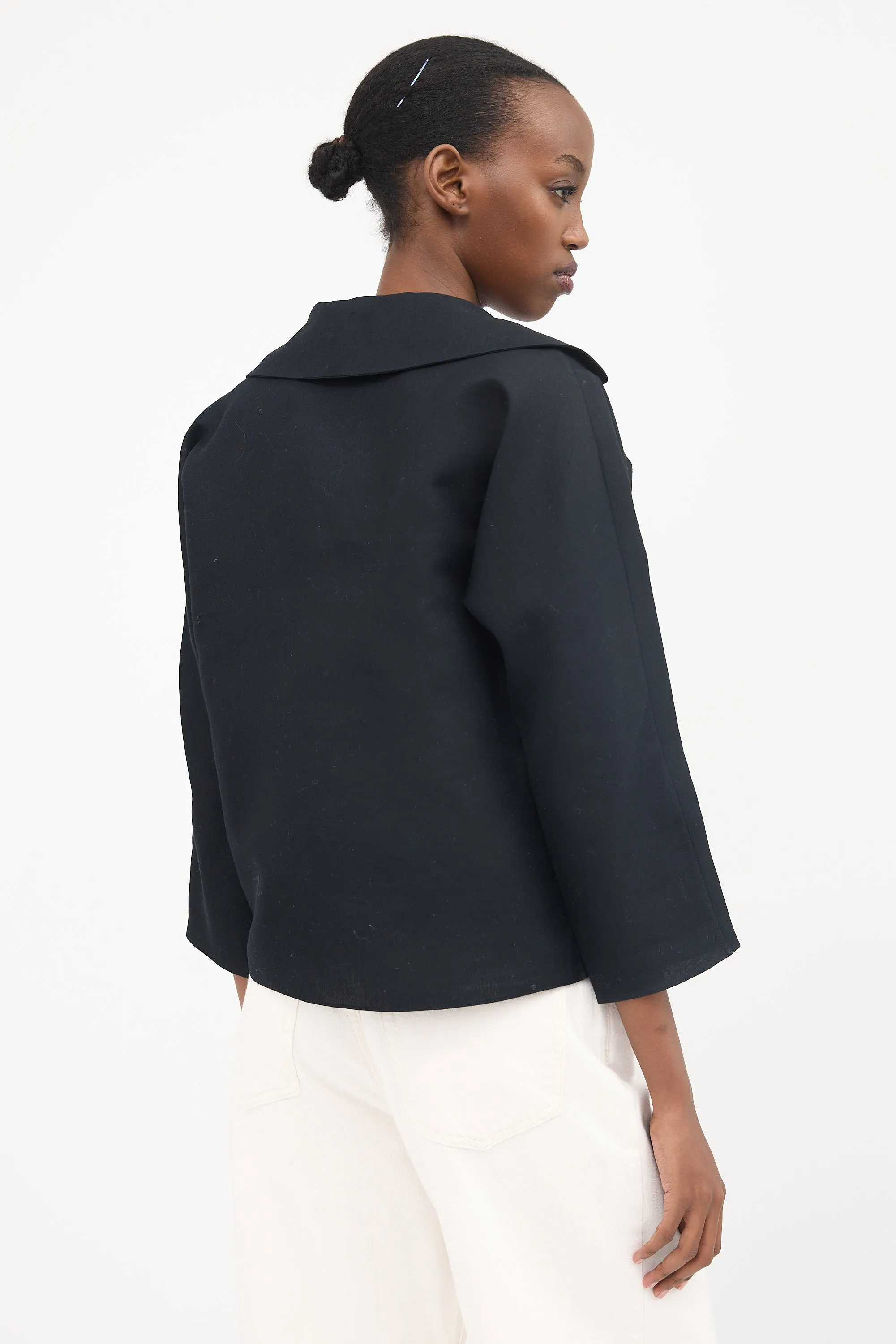 Silk Blend Gazar Top sold by VSP Consignment product image thumbnail 4