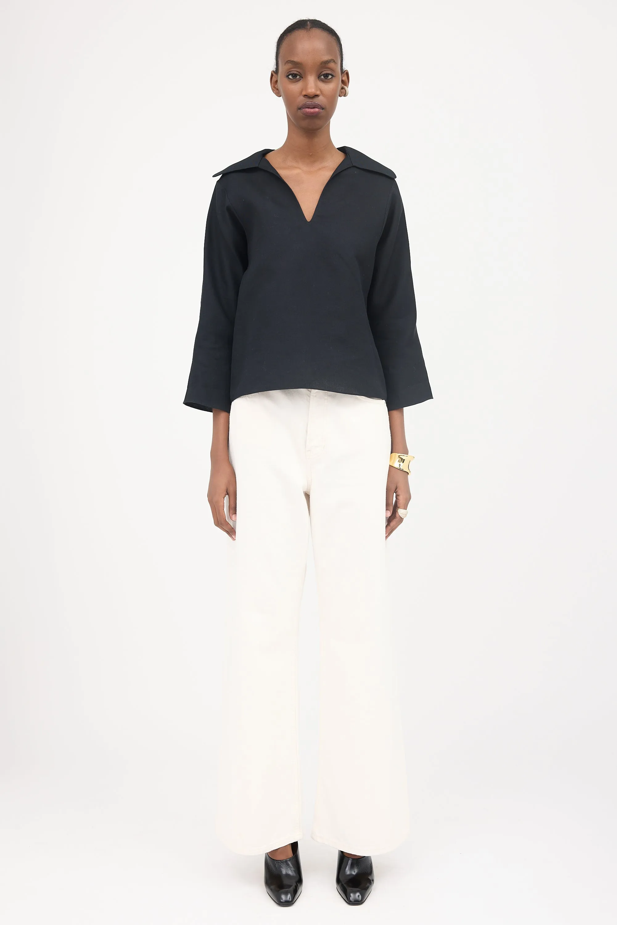 Silk Blend Gazar Top sold by VSP Consignment product image thumbnail 2