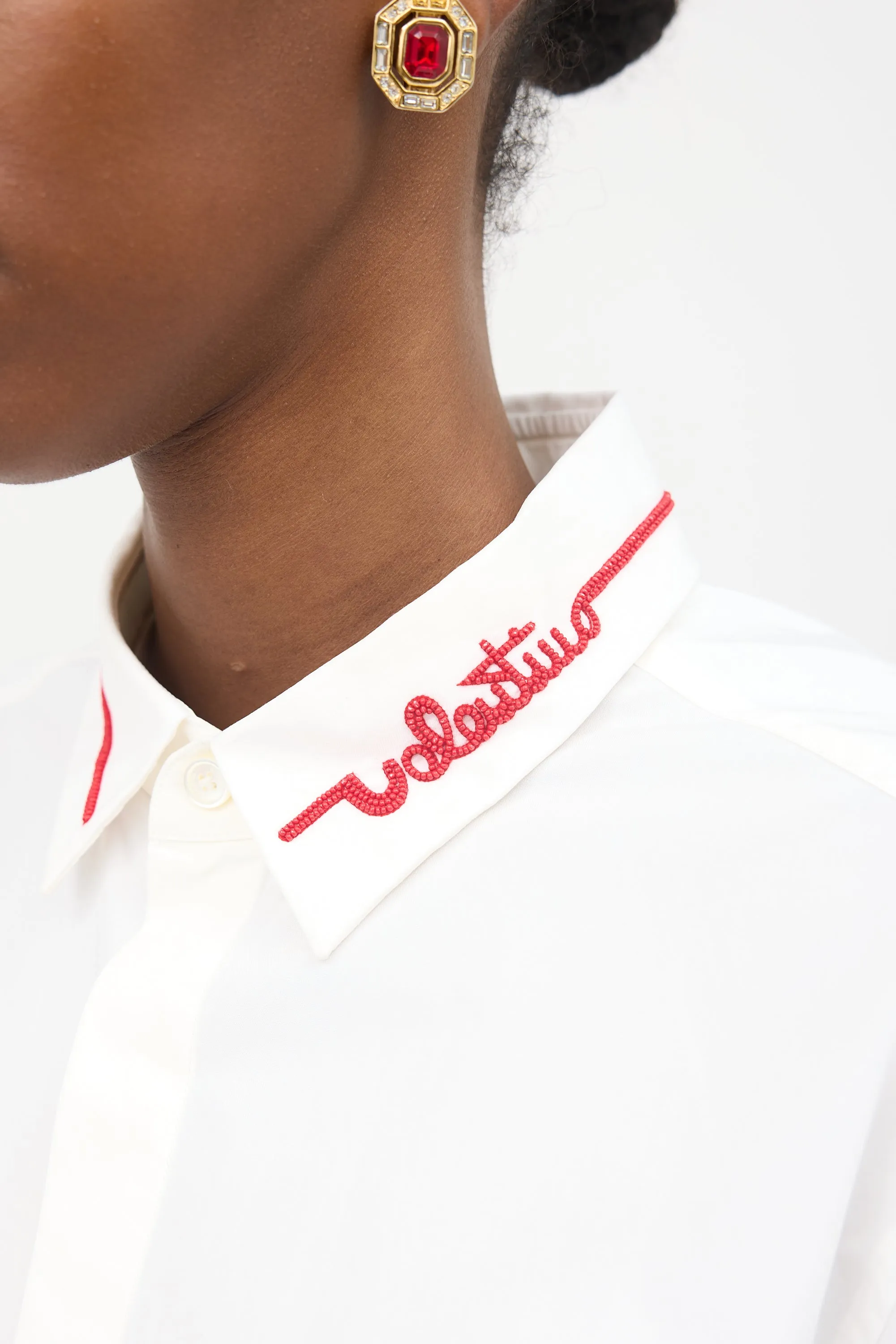 Beaded Logo Shirt sold by VSP Consignment product image thumbnail 5