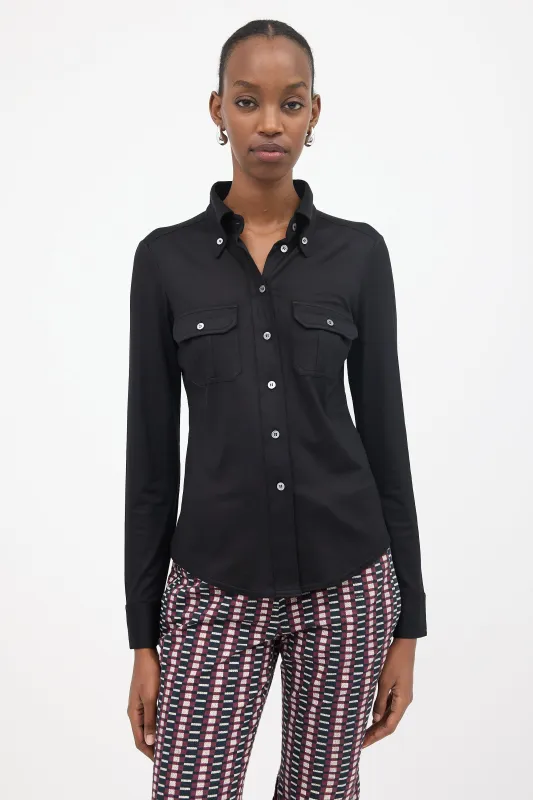 Silk Pocket Shirt sold by VSP Consignment