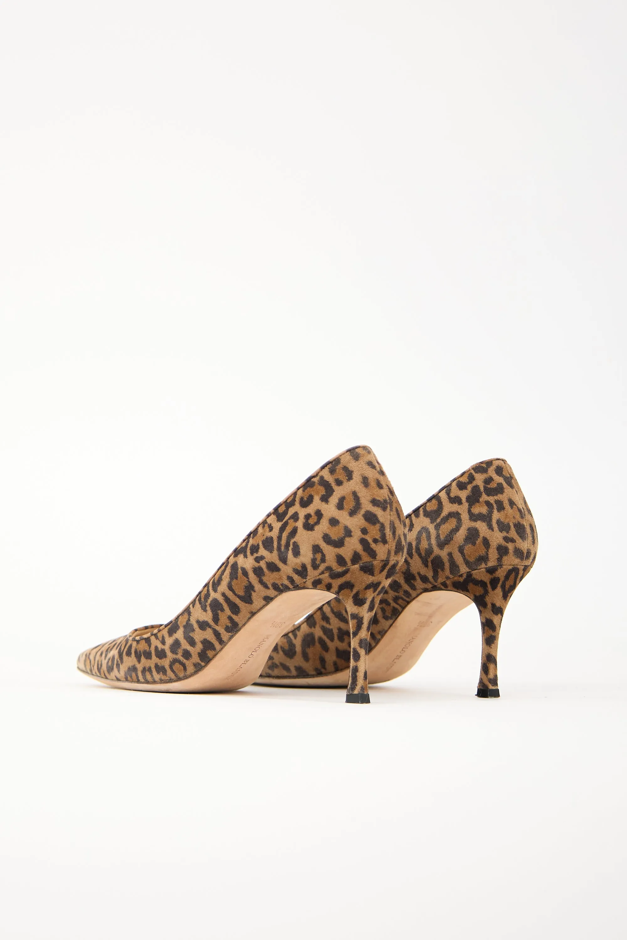 Printed Suede BB Pump sold by VSP Consignment product image thumbnail 4