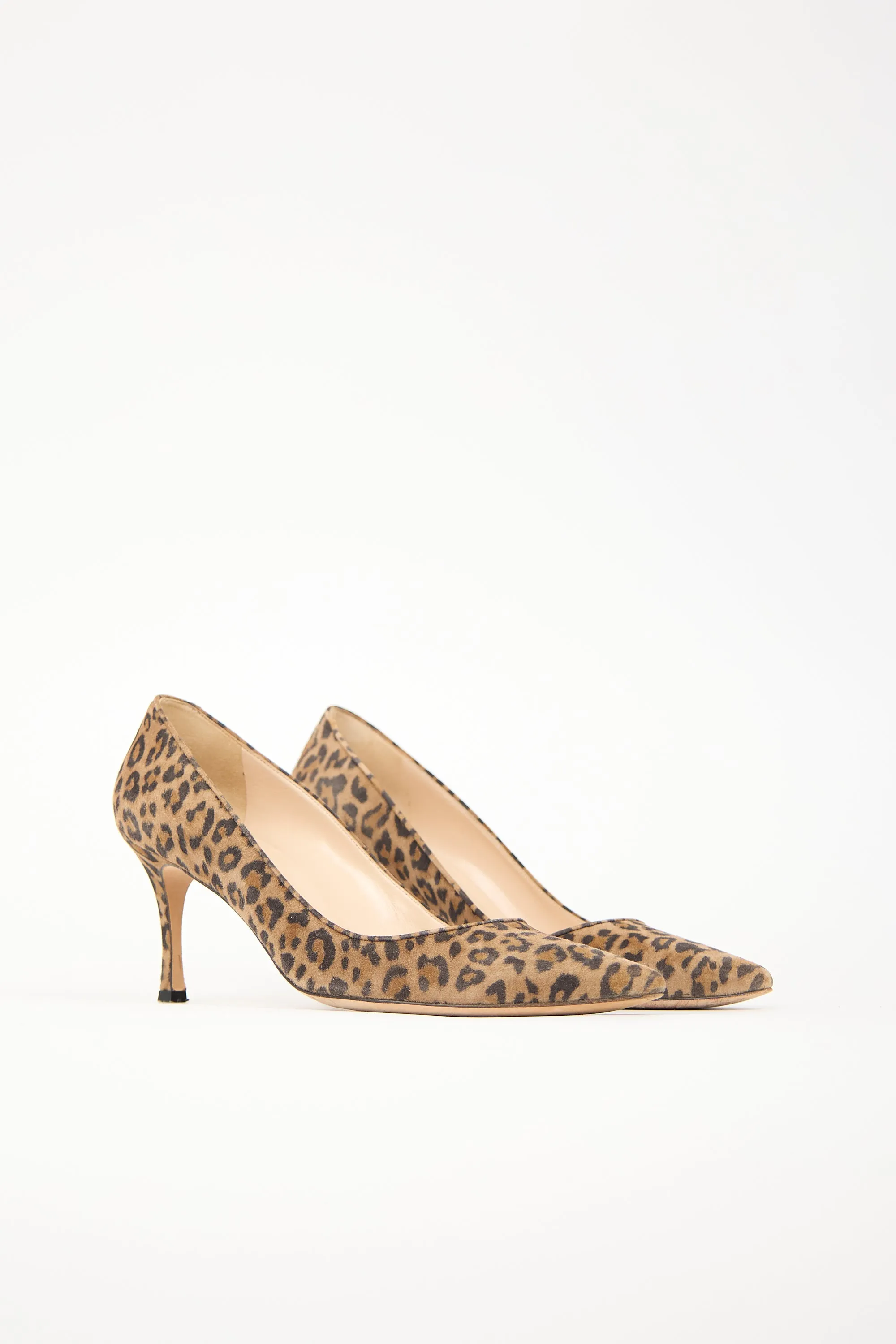 Printed Suede BB Pump sold by VSP Consignment product image thumbnail 2