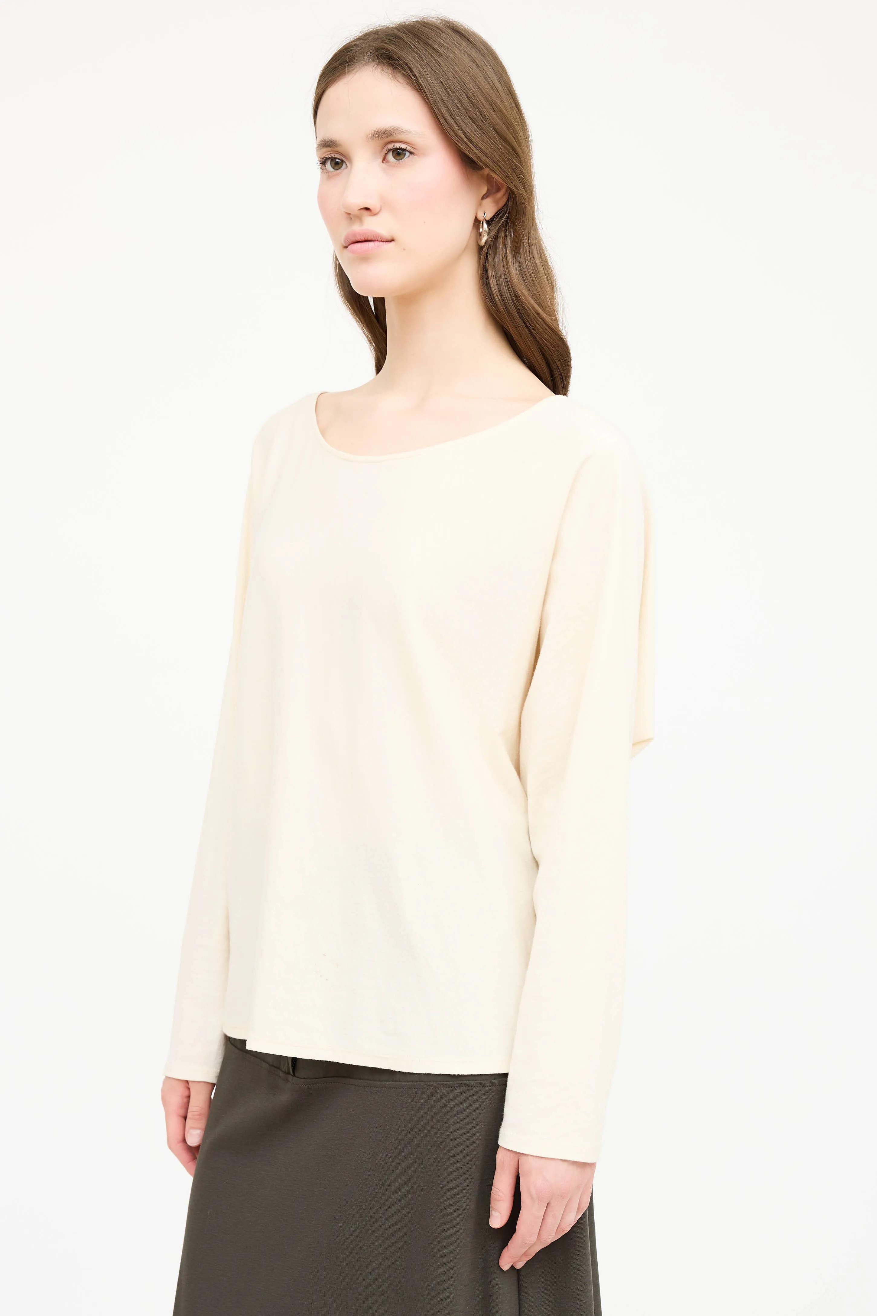 Knit Longsleeve Boat Neck Top sold by VSP Consignment product image thumbnail 5