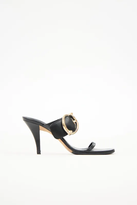 Leather Buckle Sandal sold by VSP Consignment