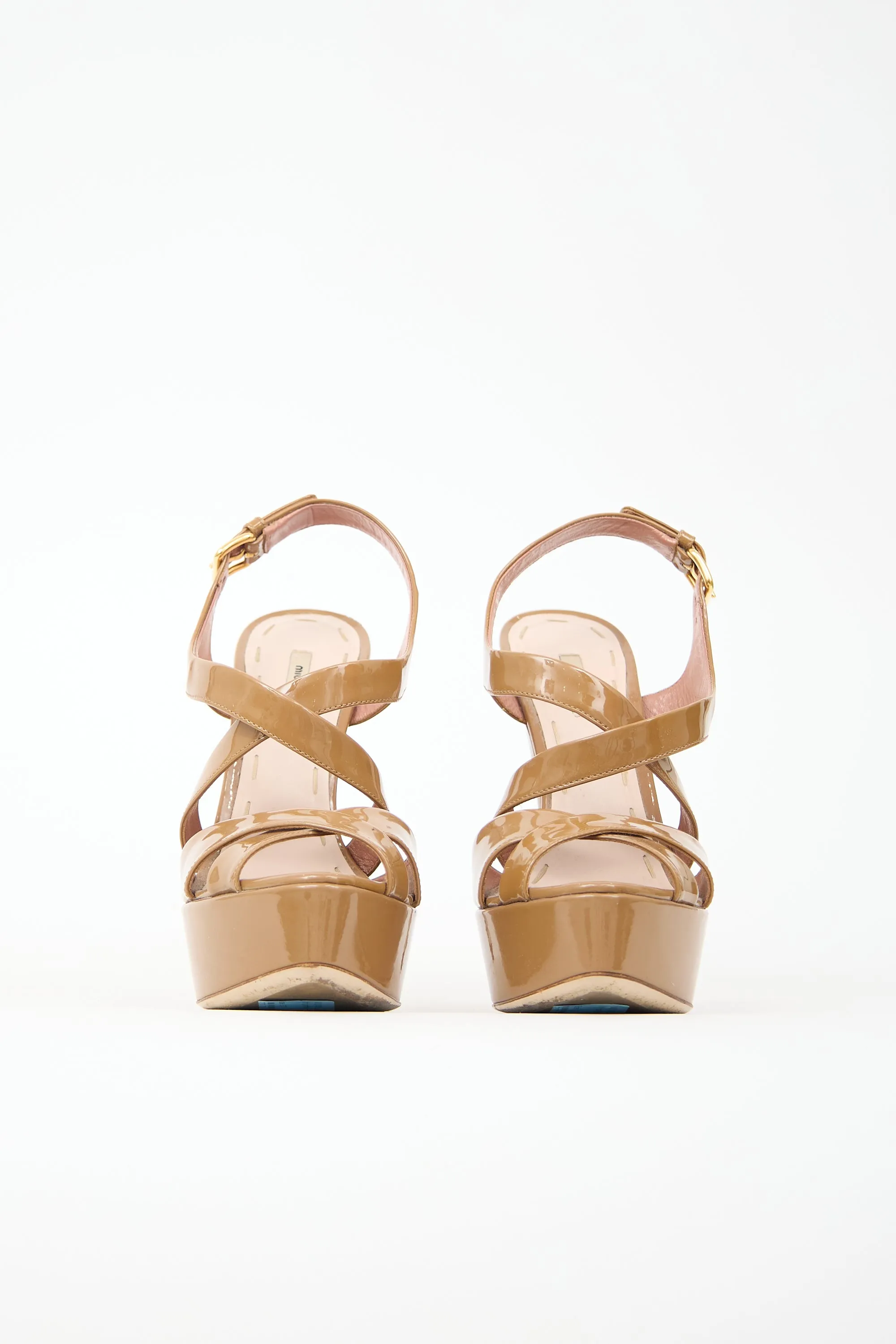 Patent Criss Cross Heel sold by VSP Consignment product image thumbnail 3