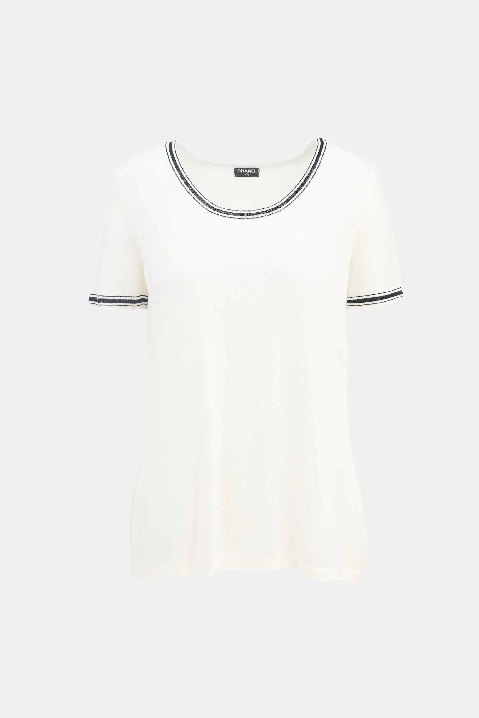 Striped Logo Top sold by VSP Consignment