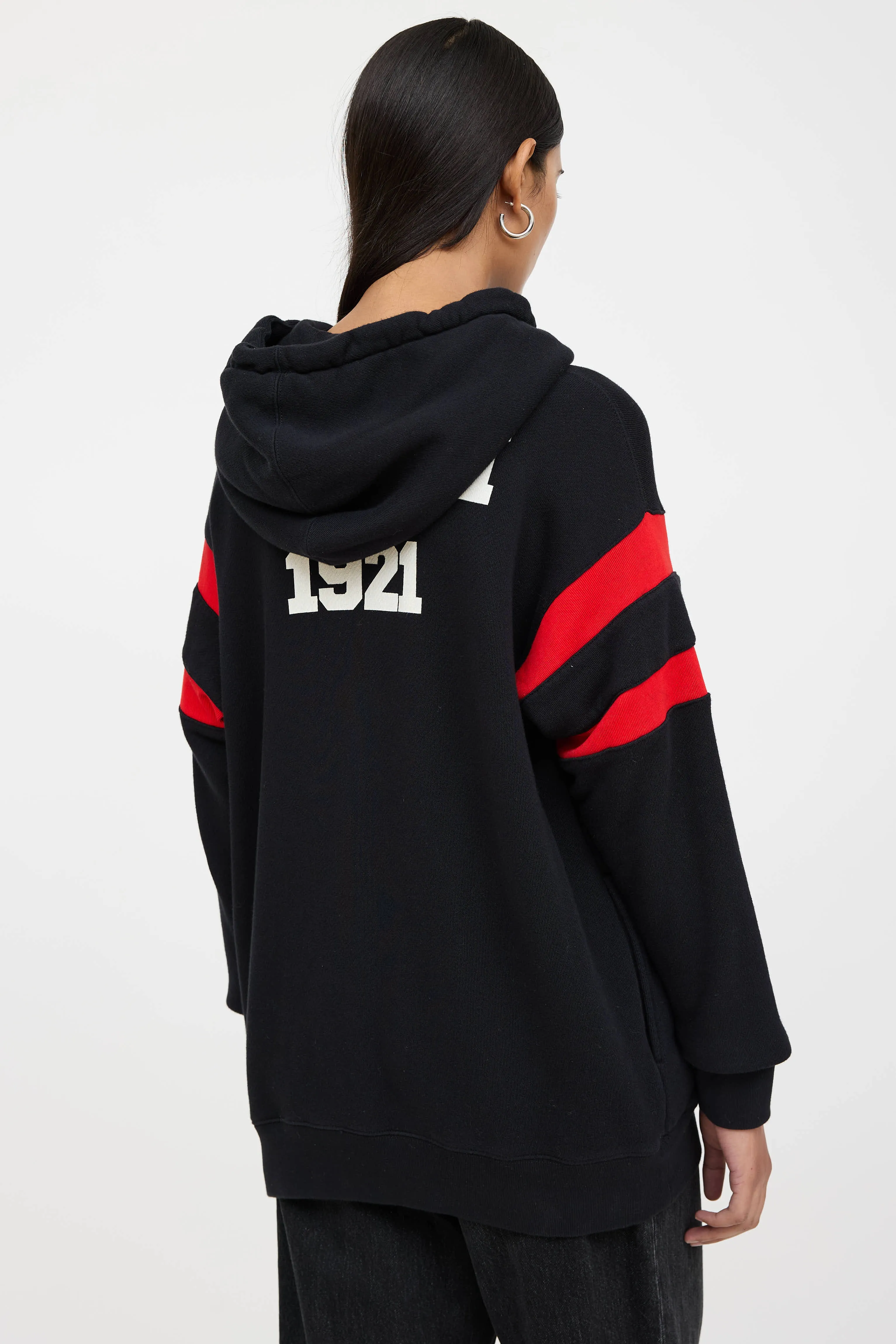 Music Is Mine Striped Graphic Hoodie sold by VSP Consignment product image thumbnail 4