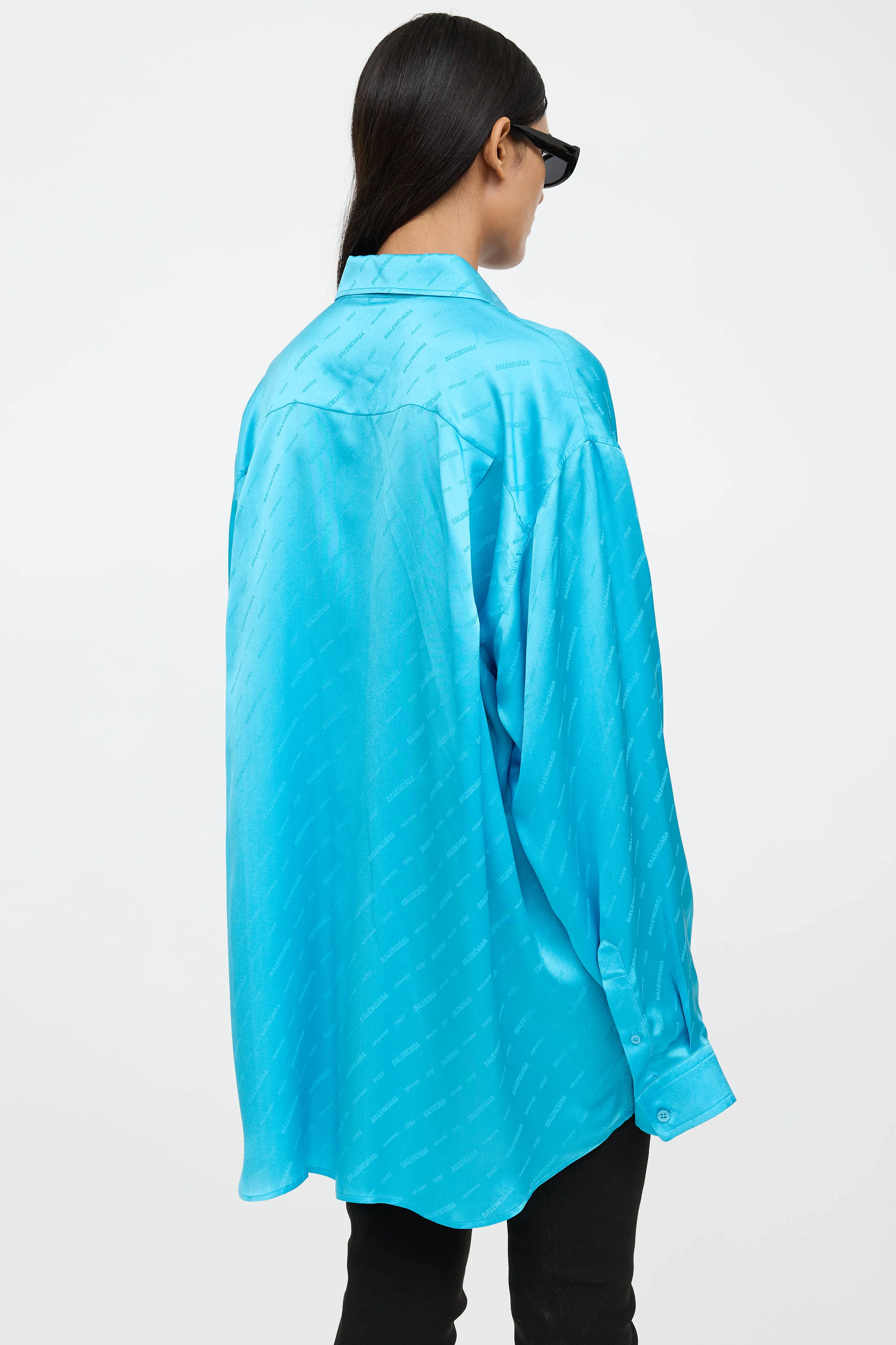 Silk Logo Long Sleeve Shirt sold by VSP Consignment product image thumbnail 4