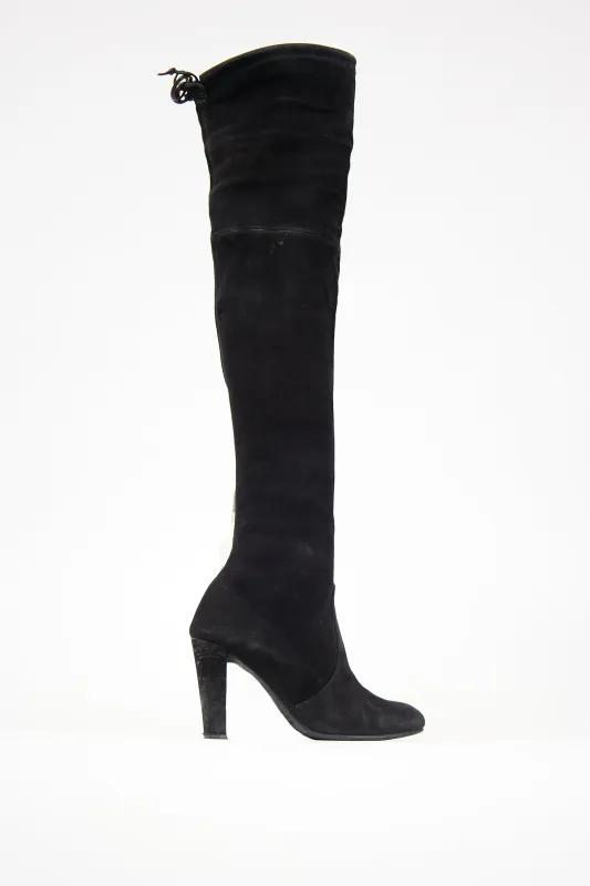 Suede Highland Boot made by Stuart Weitzman